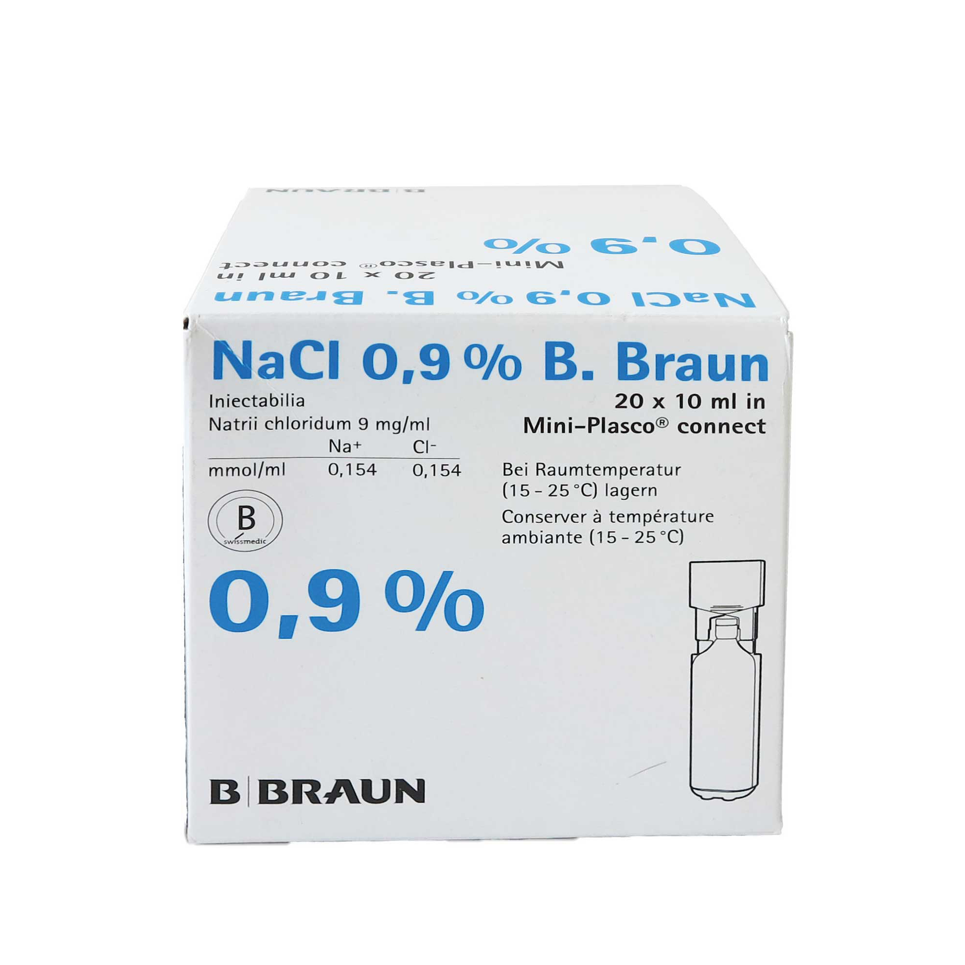 BBraun NaCl 0.9% Mini-Plasco connect