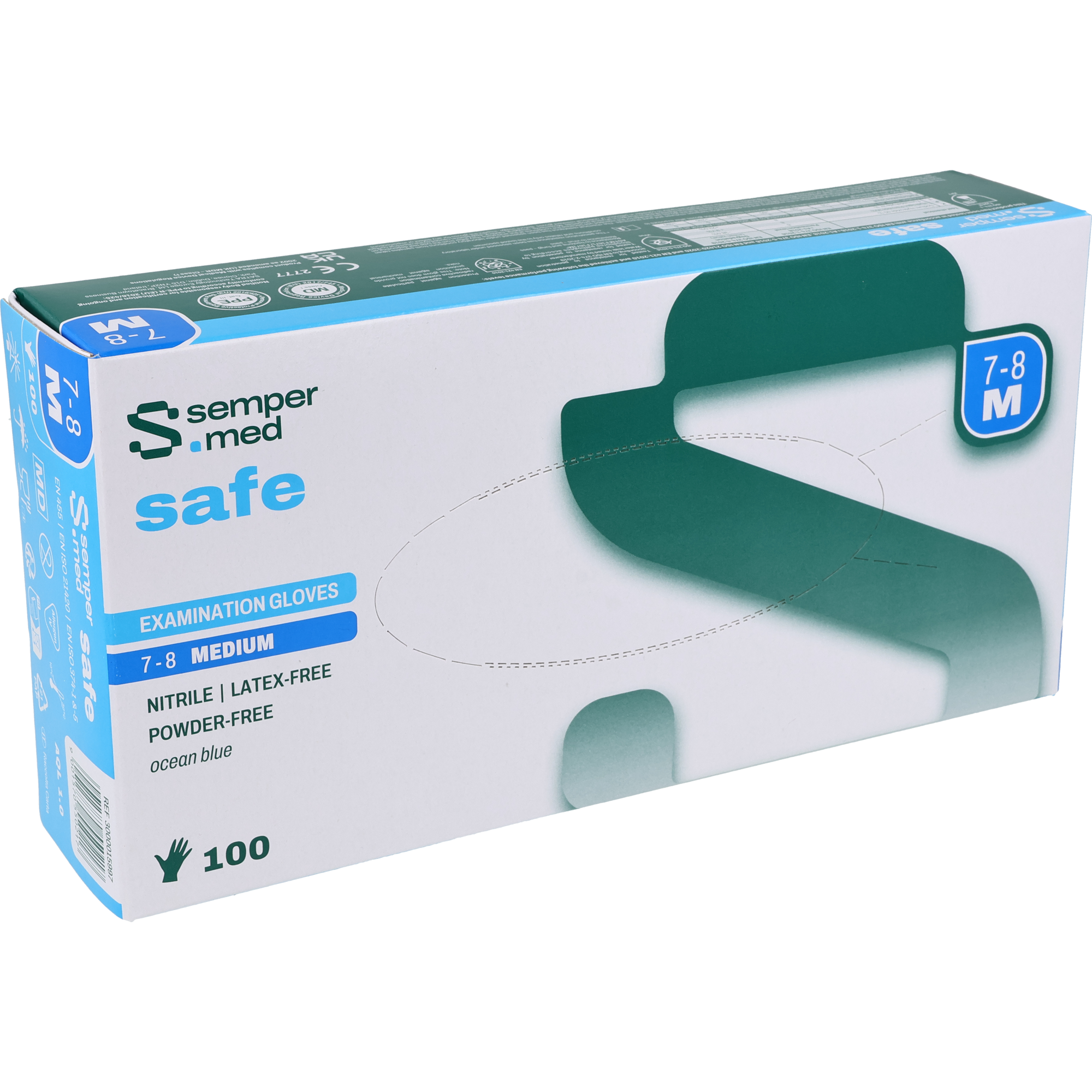 Sempermed safe blau Grösse M Sempermed safe blau Grösse M