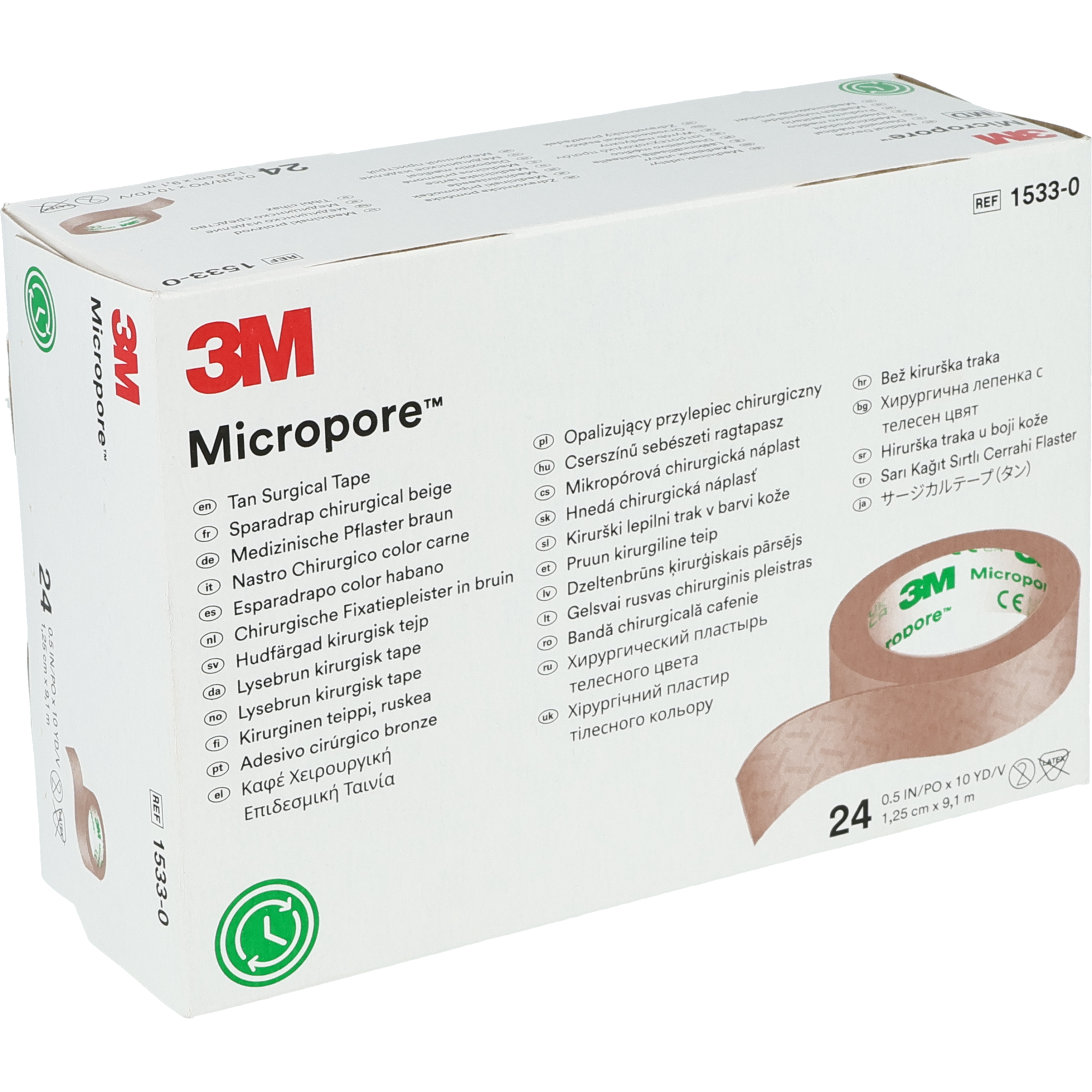 3M Micropore beige ohne Abroller