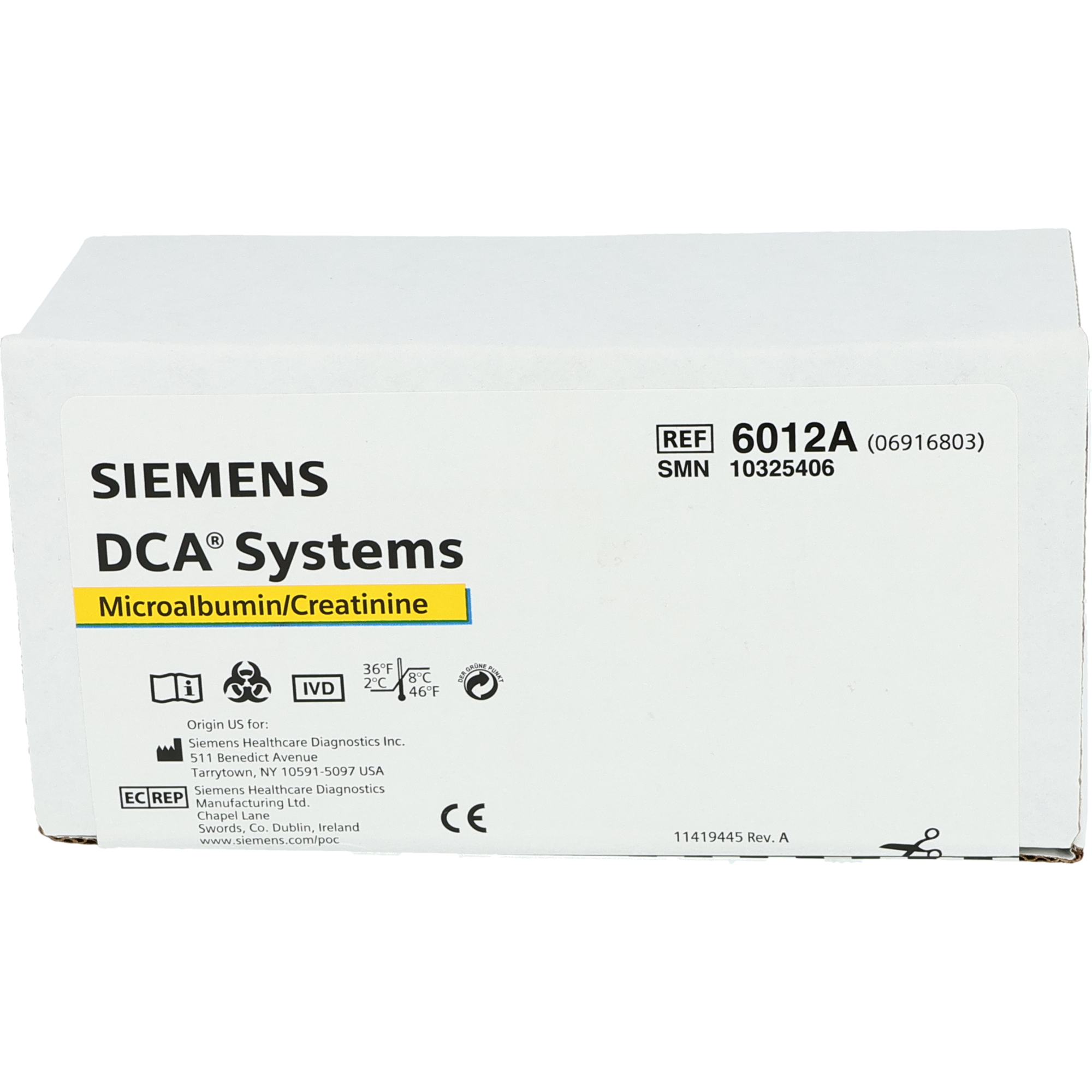Siemens DCA Systems Kit de contrôle de la microalbumine/créatinine