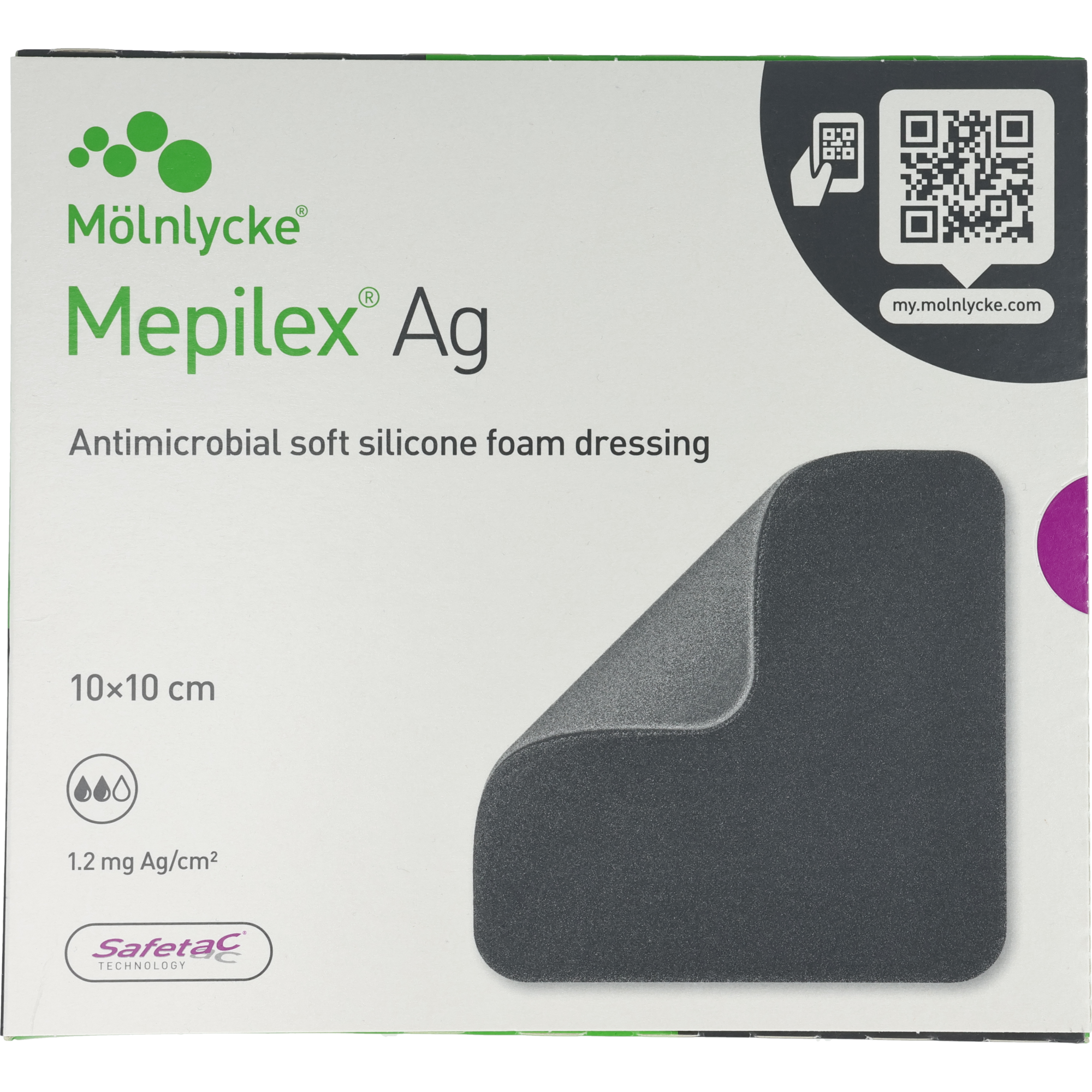 Mölnlycke Mepilex Ag Safetac