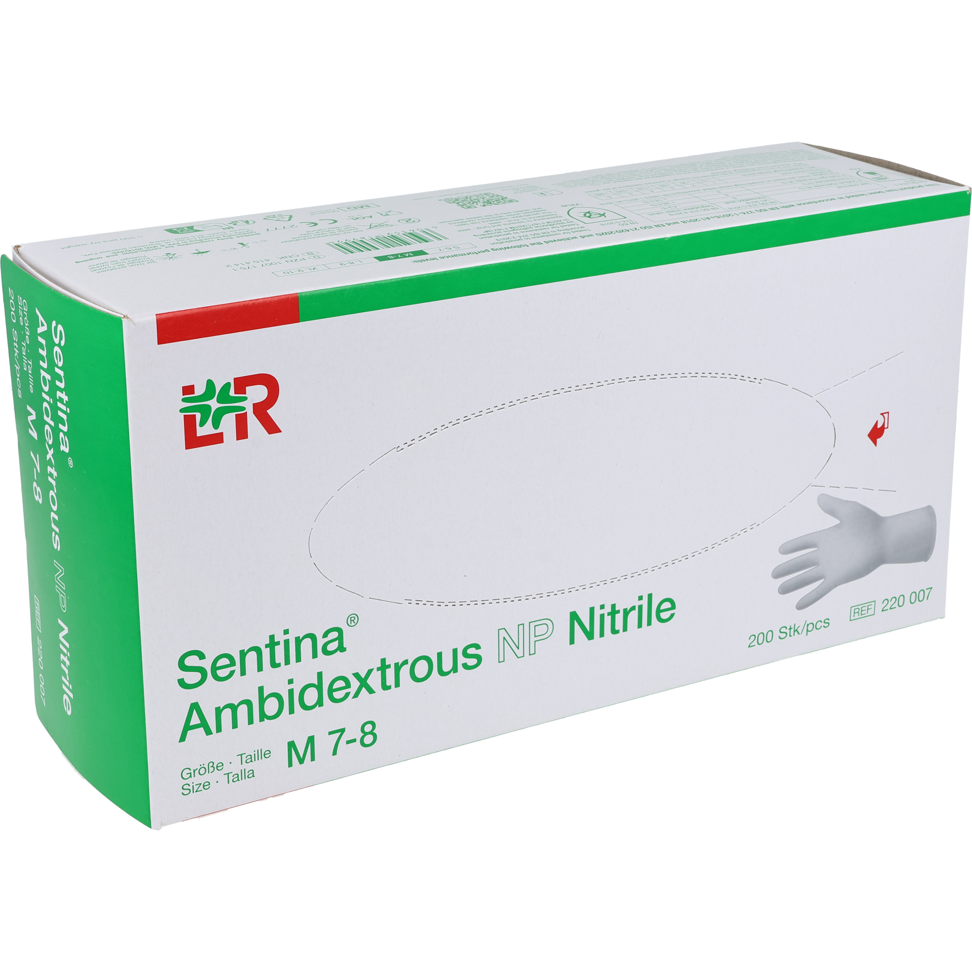 Lohmann & Rauscher Sentina Ambidextrous NP Nitril Handschuh Lohmann & Rauscher Sentina Ambidextrous NP Nitril Handschuh