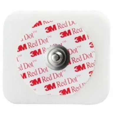 3M Red Dot Electrode-ECG universel 2560 à bouton pression support mousse