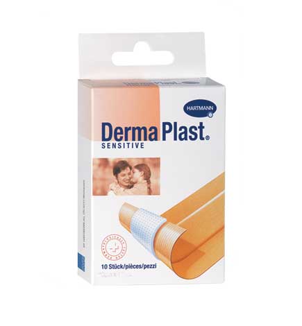 DermaPlast Sensitive couleur chair Pansement rapide, découpable