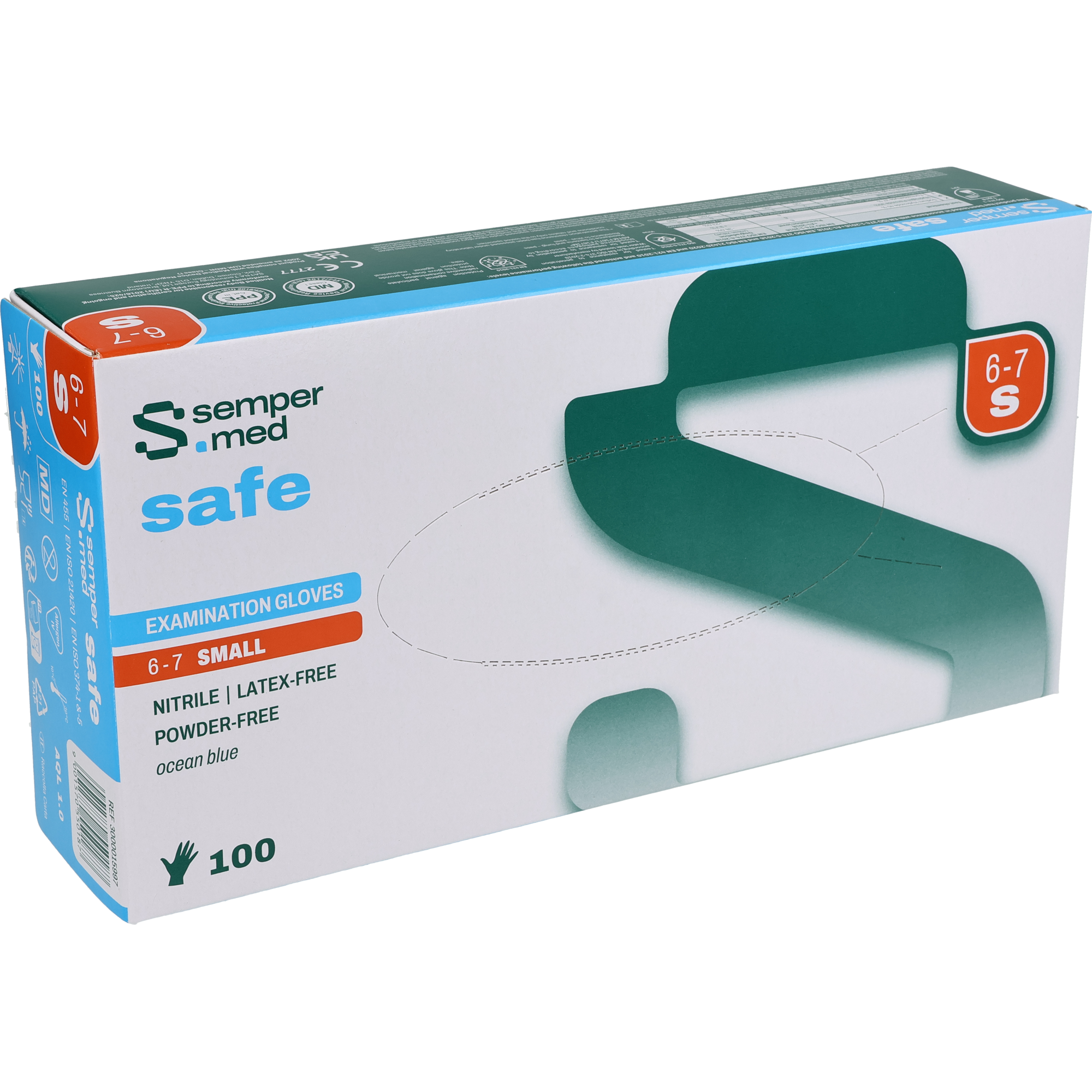 Sempermed safe blau Grösse S Sempermed safe blau Grösse S