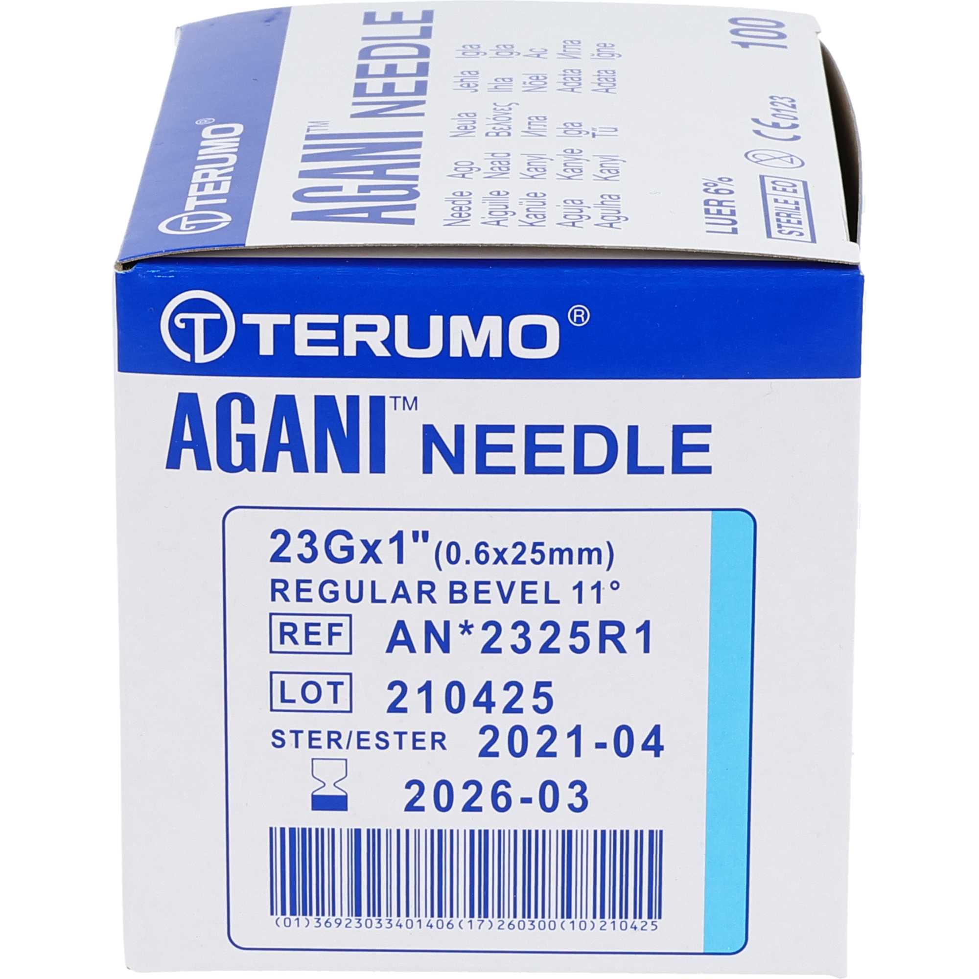 Terumo Agani Einmalkanüle blau Terumo Agani Einmalkanüle blau