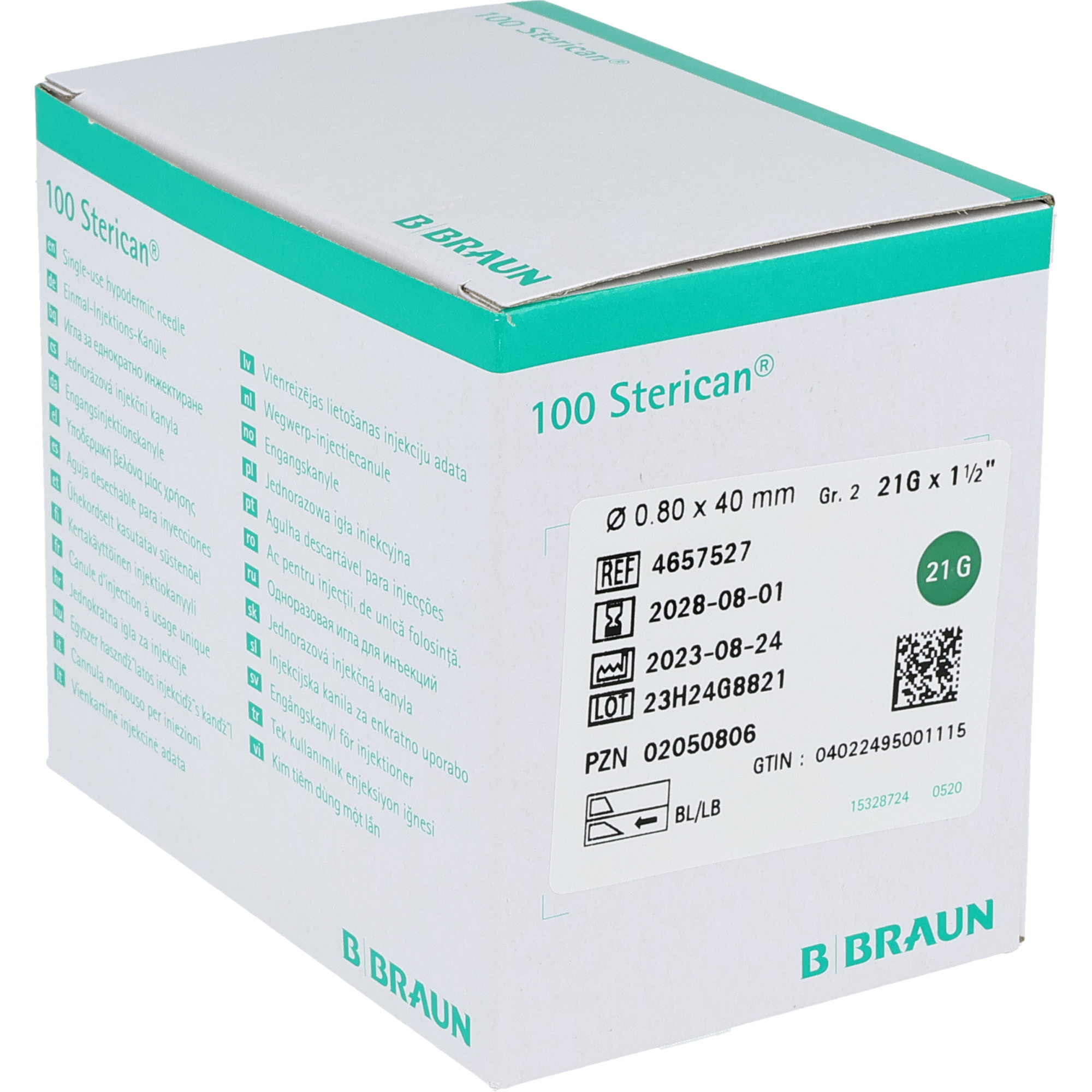 BBraun Sterican Aiguilles à usage unique