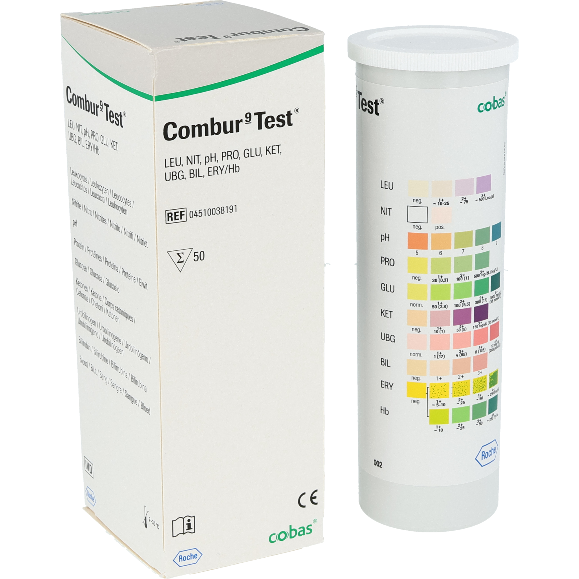 Roche Combur 9 Test Urinteststreifen