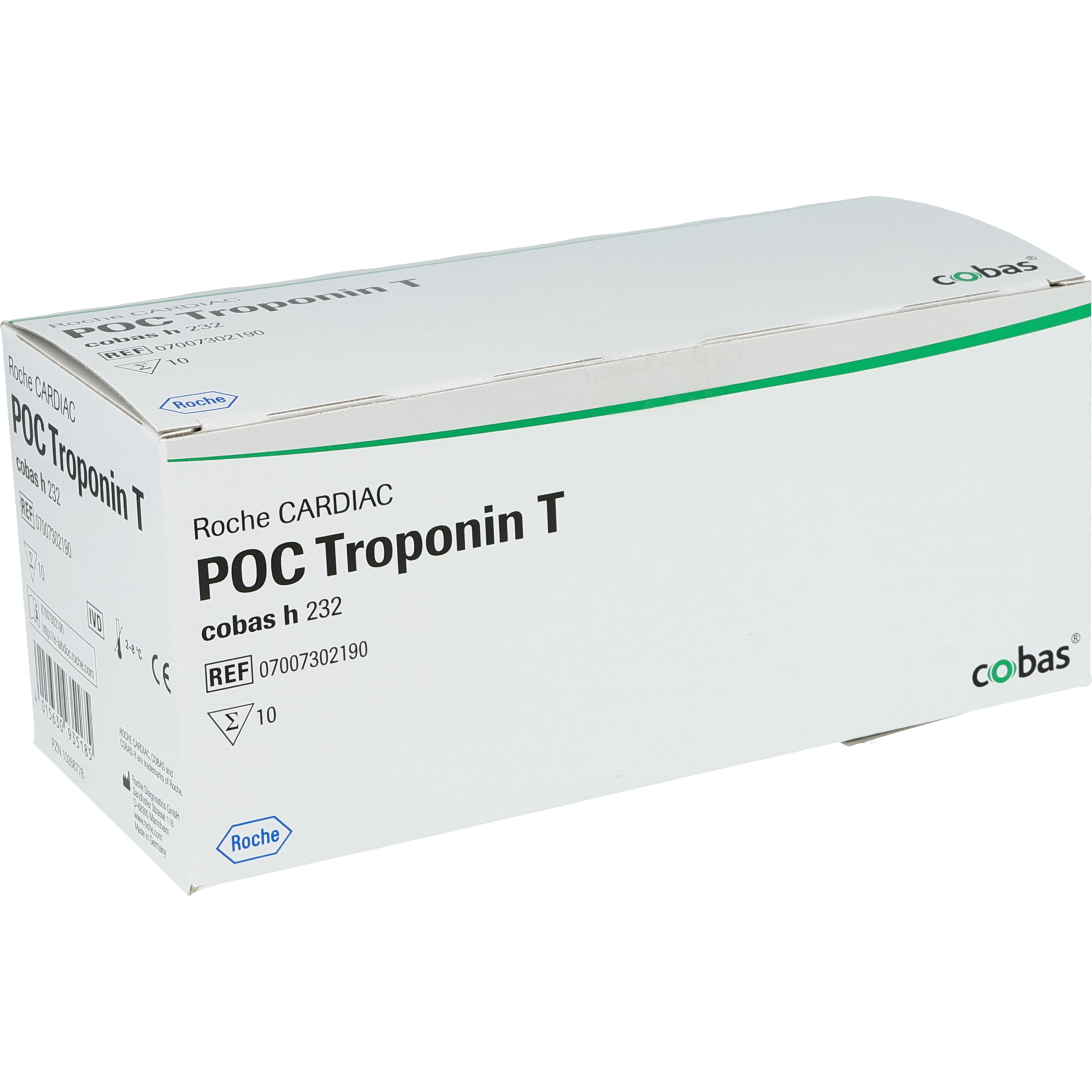 Roche cobas H 232 POC Test de la troponine T