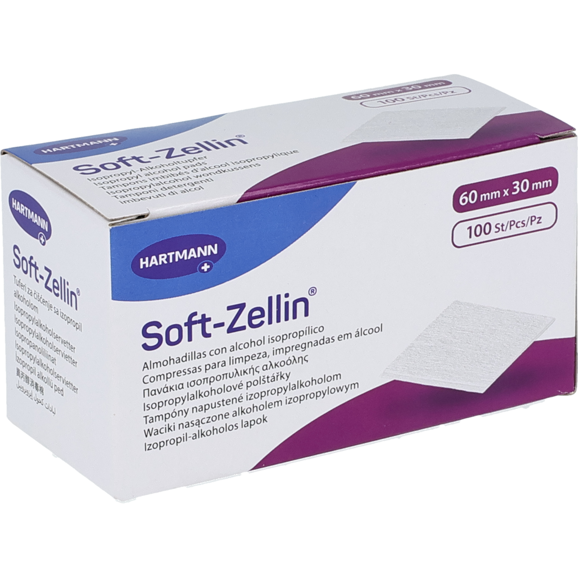 Soft-Zellin Alkoholtupfer Soft-Zellin Alkoholtupfer