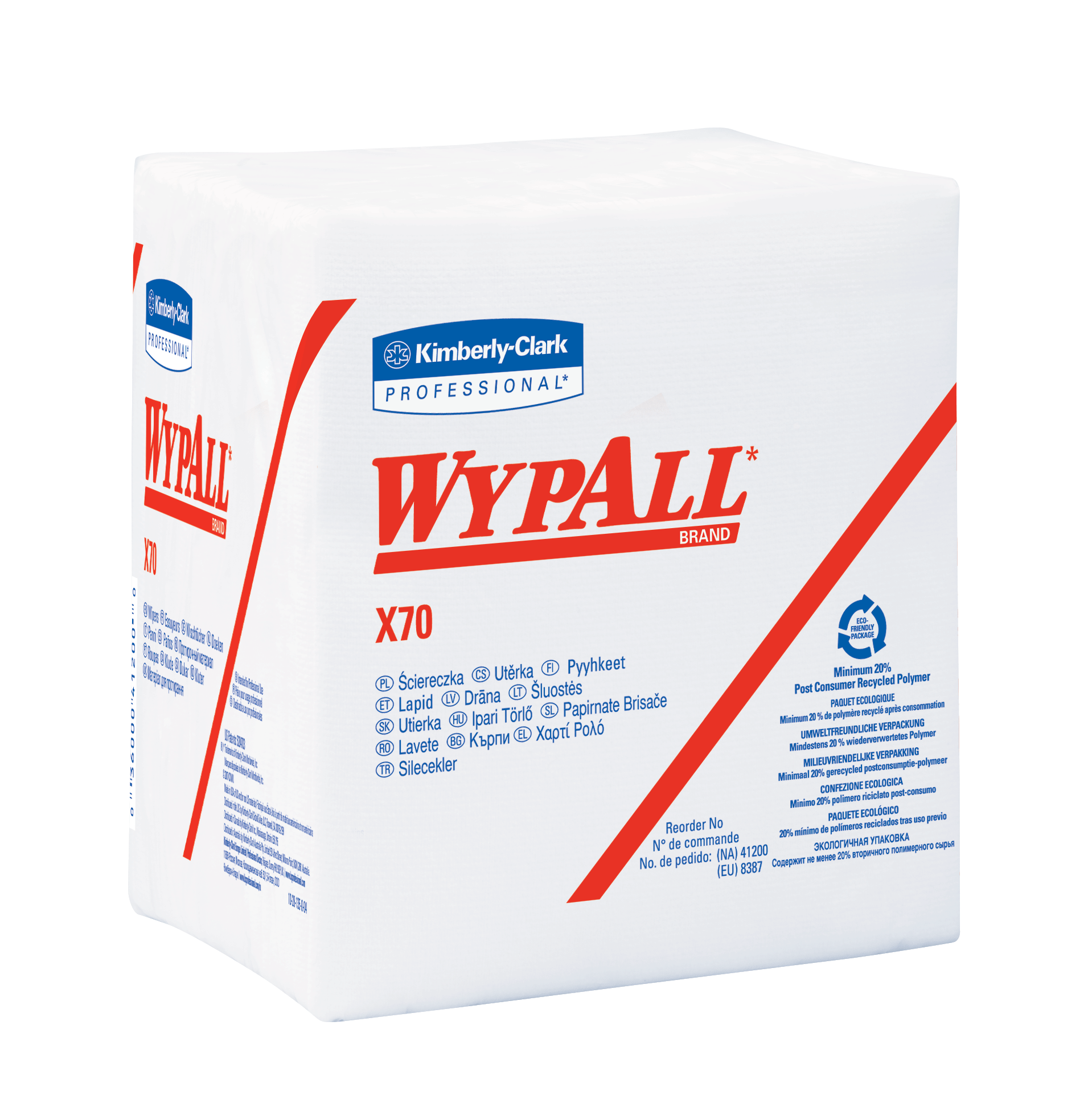 WypAll  X70 Wischtücher weiss