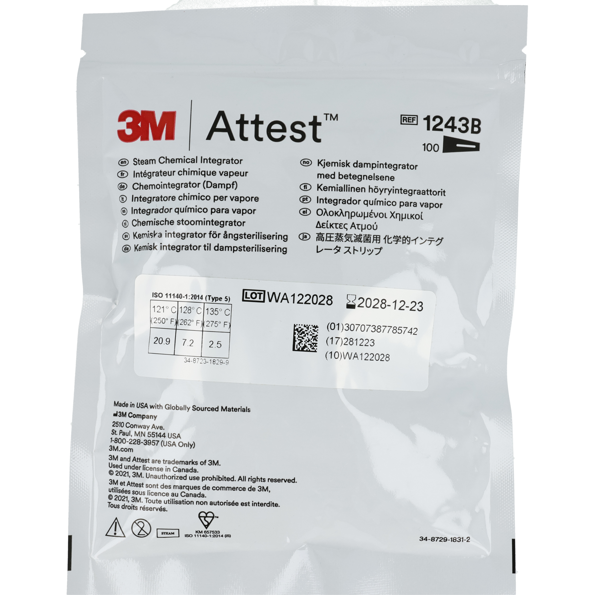 3M Comply SteriGage (Dampf)