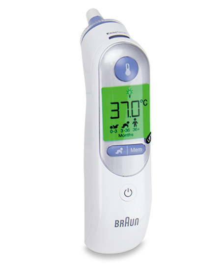 Thermomètre auriculaire Braun ThermoScan 7 (IRT 6520)