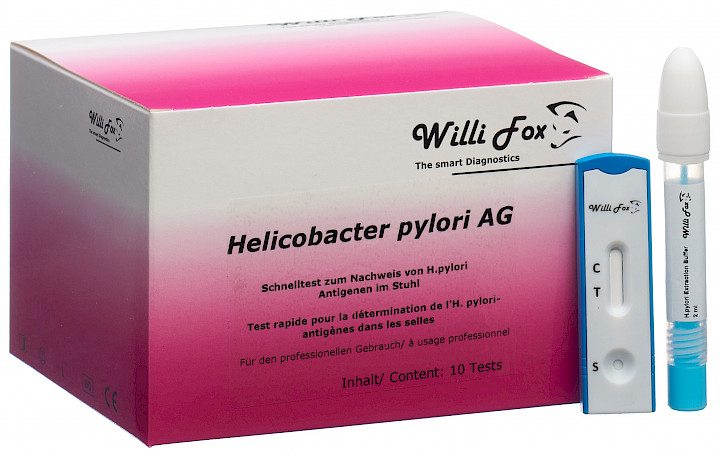 WILLI FOX Helicobacter pylori Stuhl Test