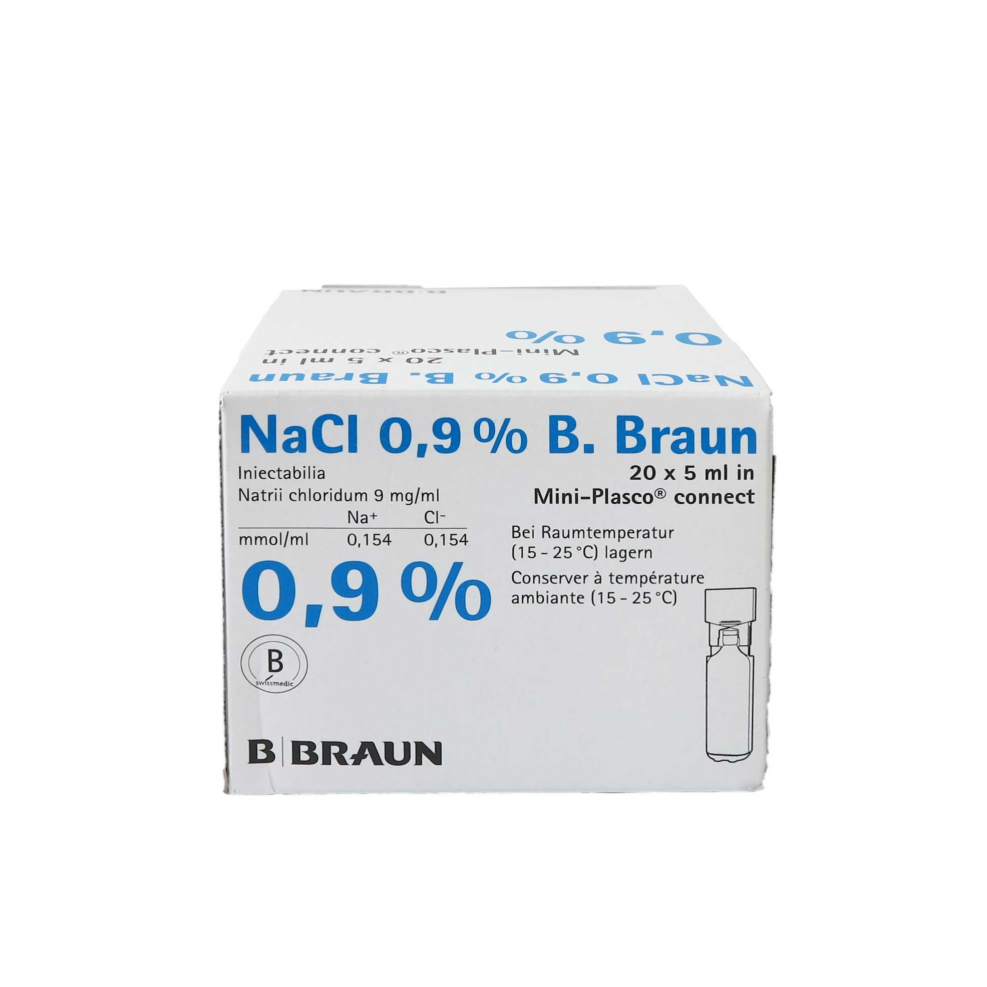 BBraun NaCl 0.9% Mini-Plasco connect