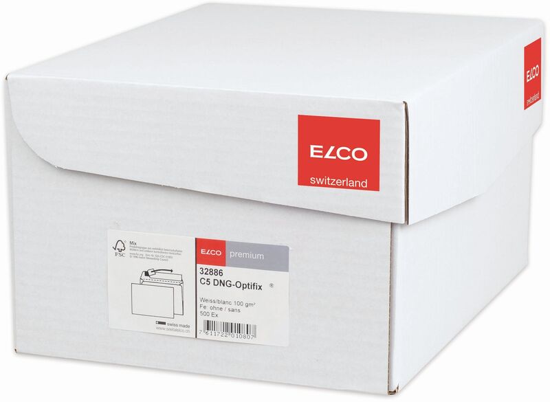 Elco Premium Briefumschläge ohne Fenster C5