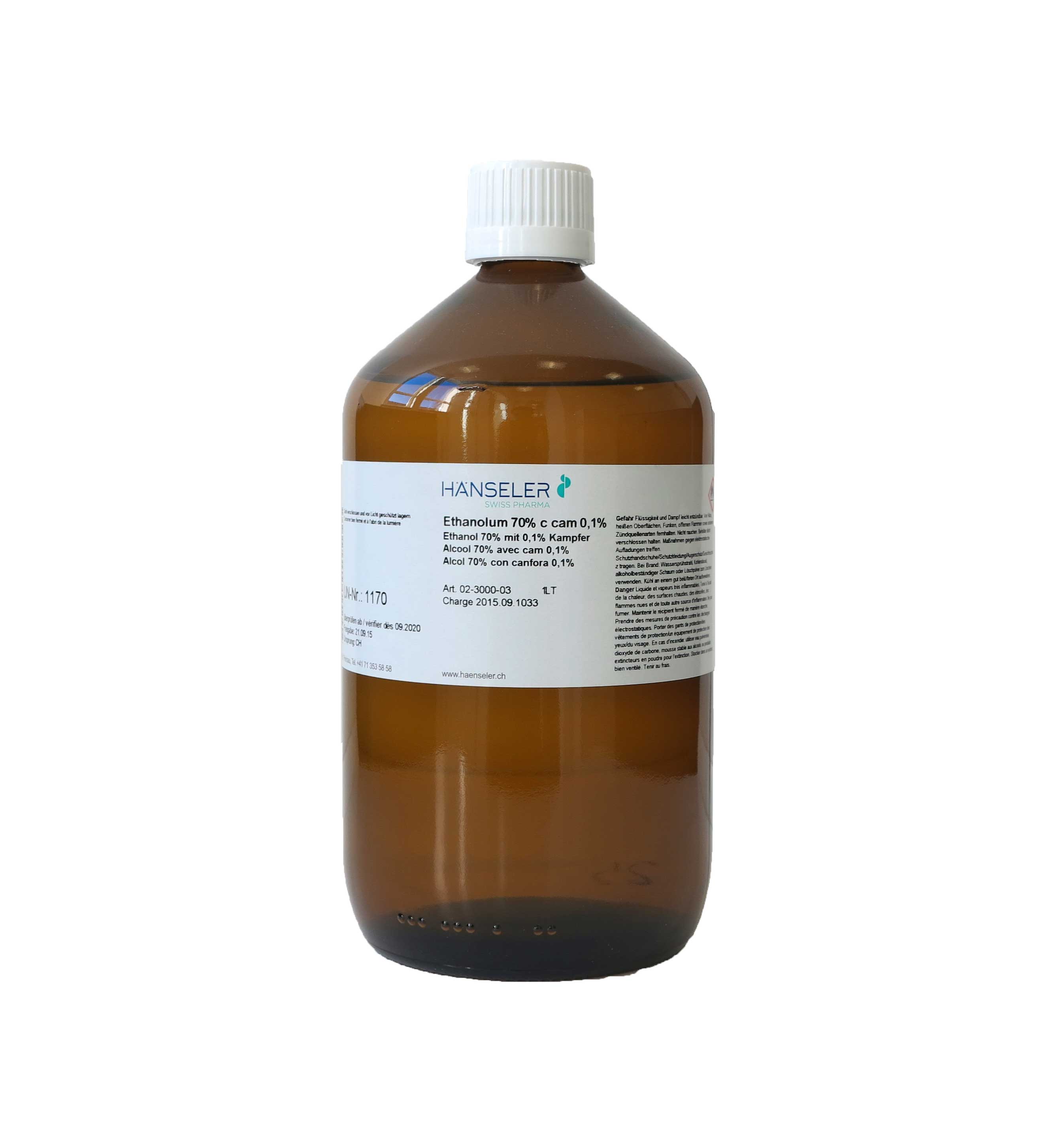 Ethanolum 70%, 1000 ml