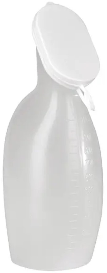 Urinflasche für Frauen Volumen, graduiert