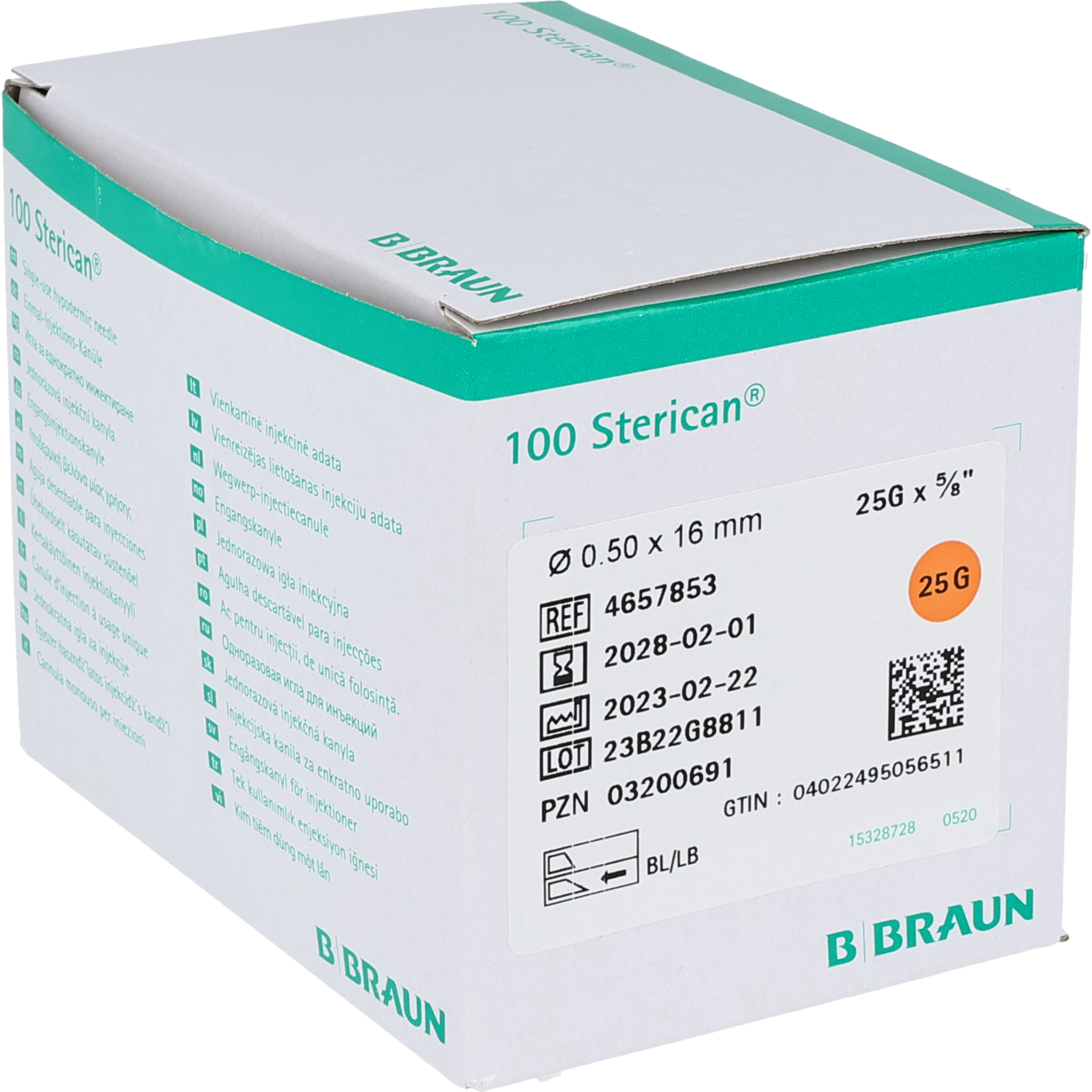 BBraun Sterican Tailles spéciales