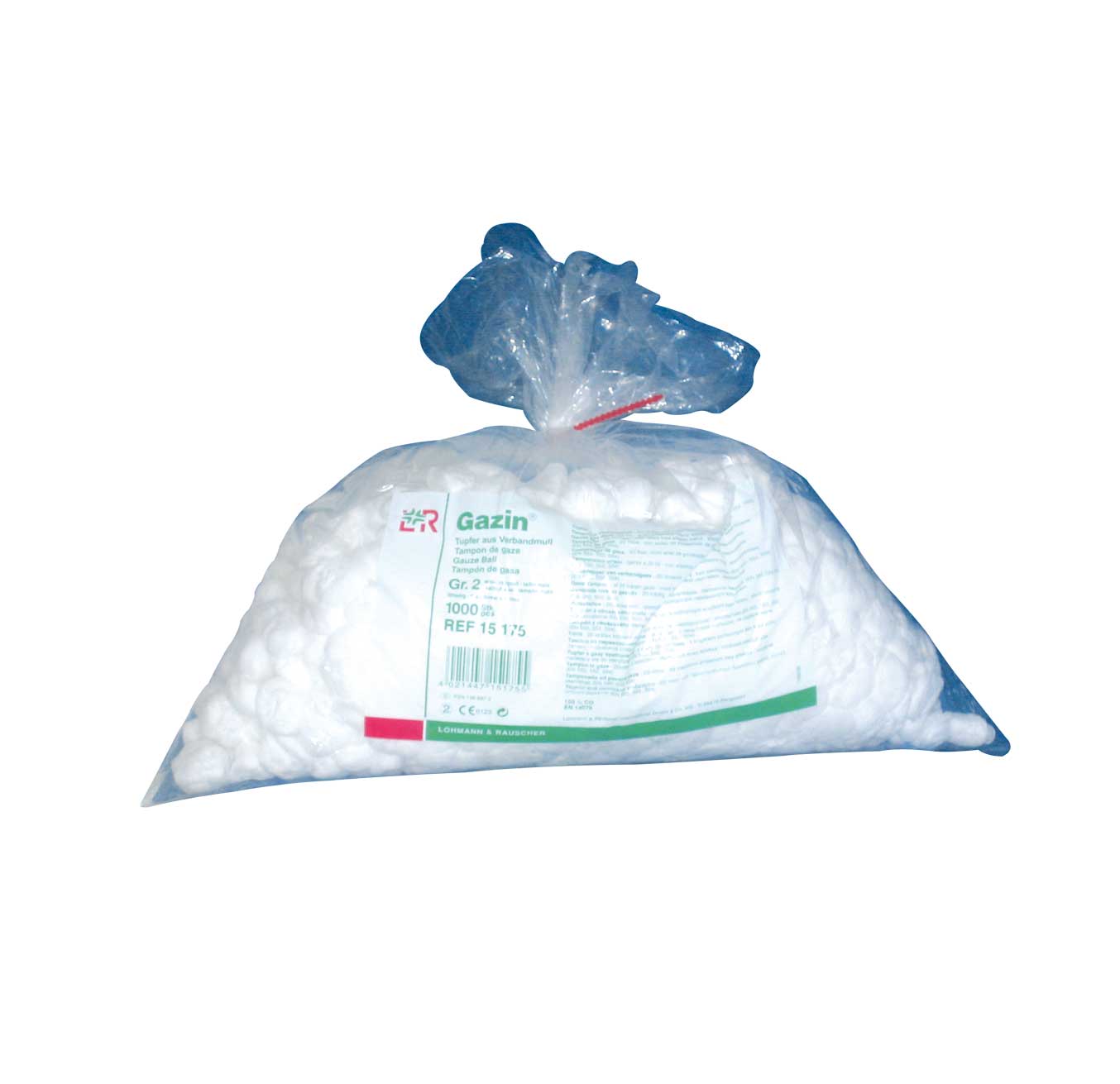 Gazin-Tupfer aus Verbandmull