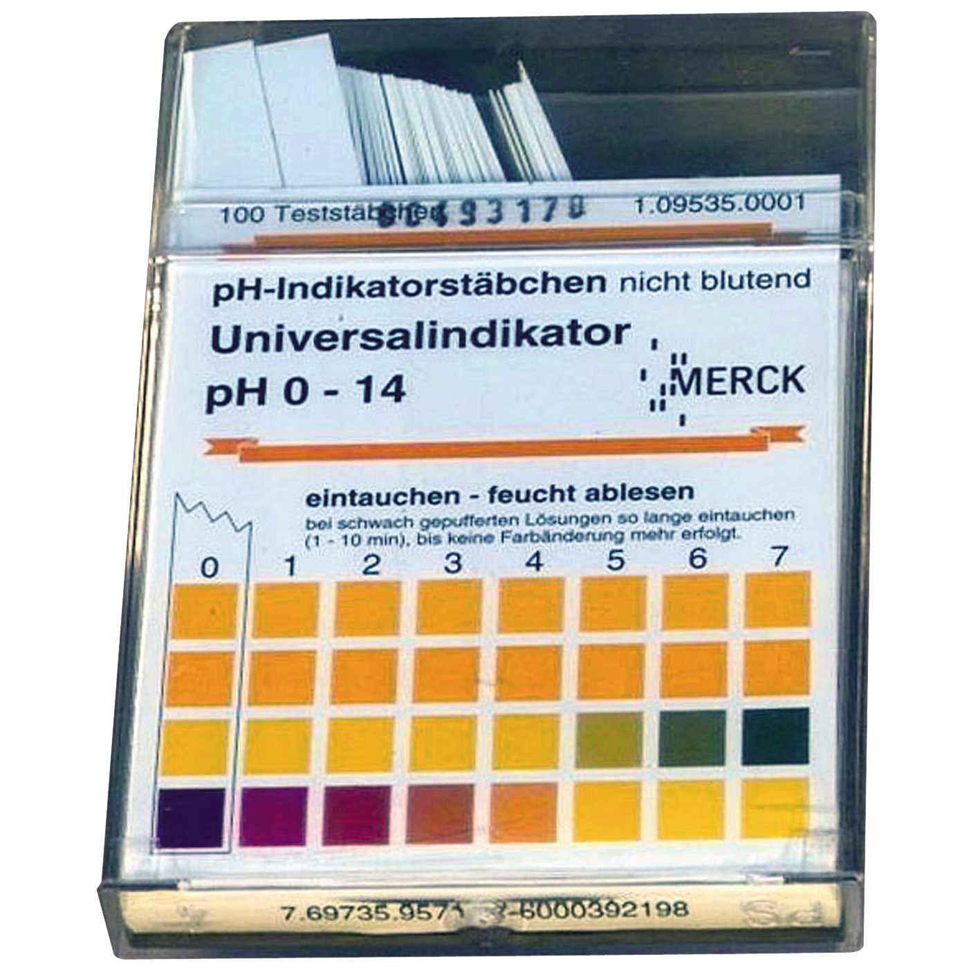Merck pH-Indikatorstäbchen