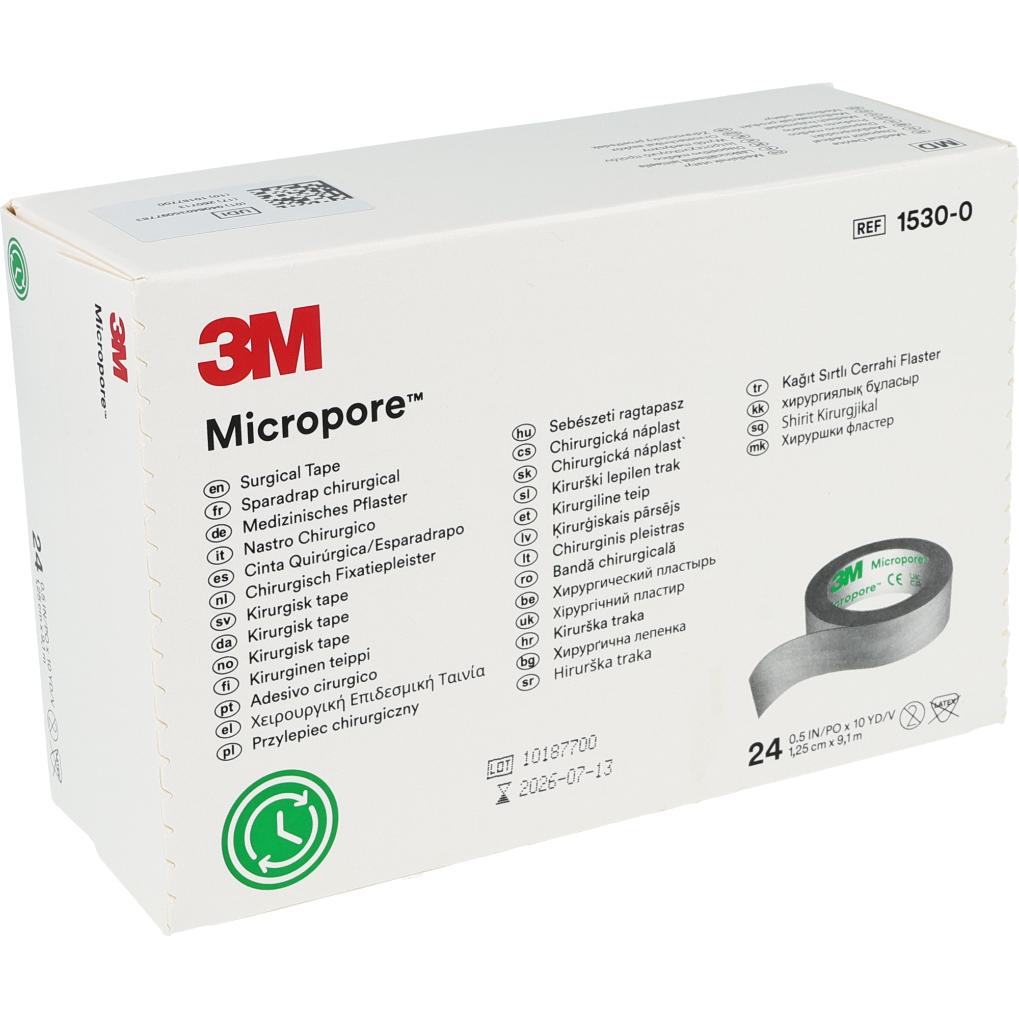 3M Micropore weiss ohne Abroller 3M Micropore weiss ohne Abroller