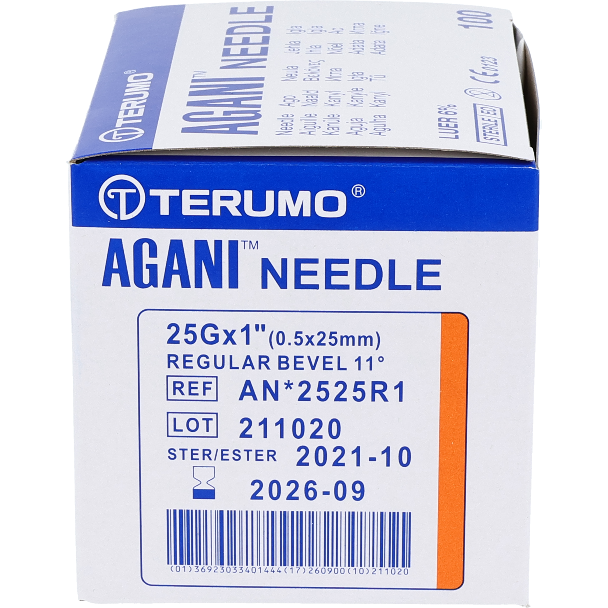 Terumo Agani Einmalkanüle orange Terumo Agani Einmalkanüle orange