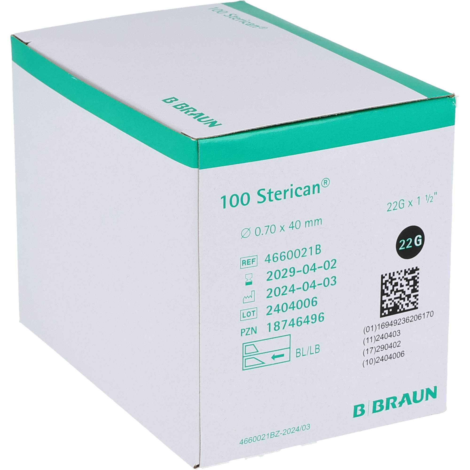 BBraun Sterican Sondergrössen