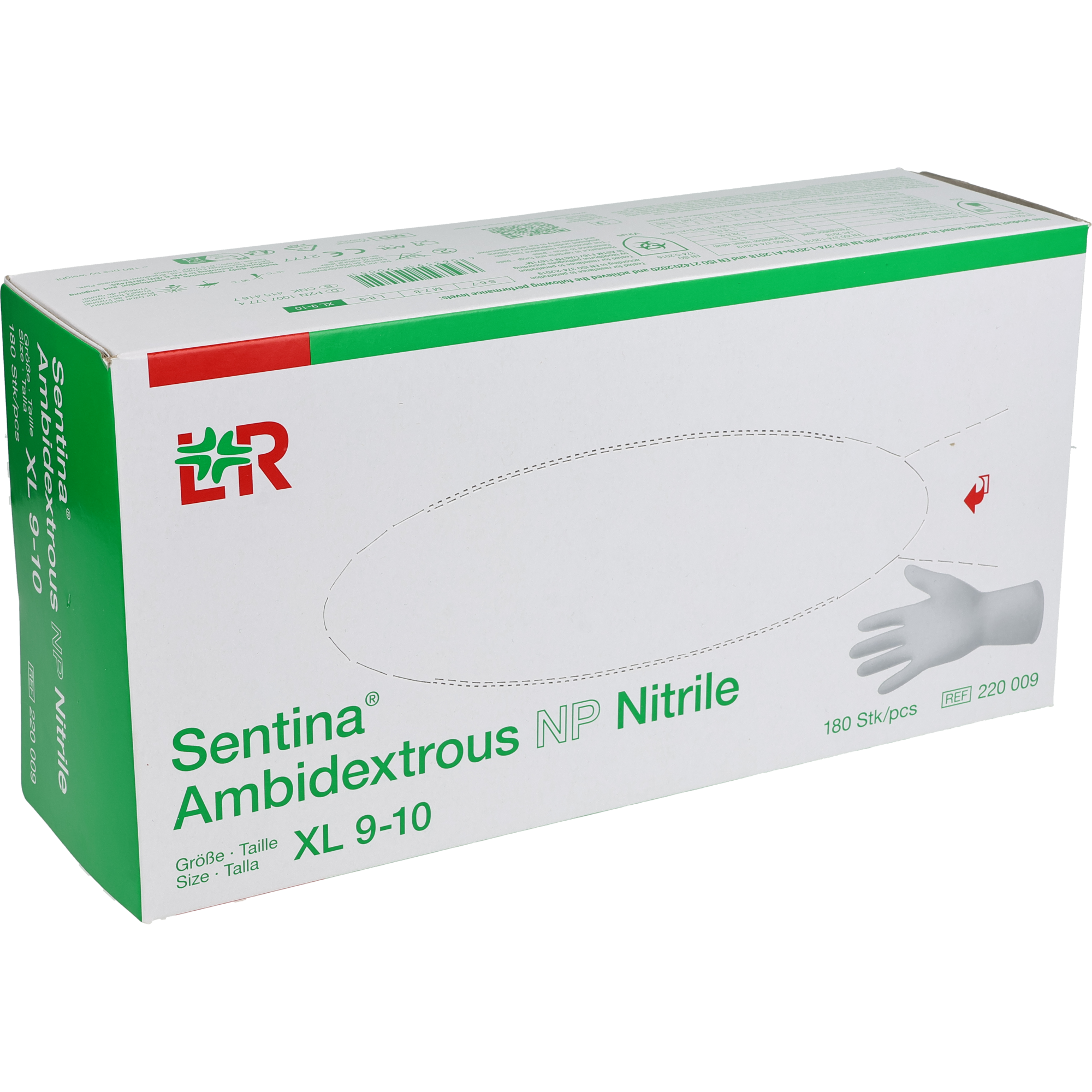 Lohmann & Rauscher Sentina Ambidextrous NP Nitril Handschuh Lohmann & Rauscher Sentina Ambidextrous NP Nitril Handschuh