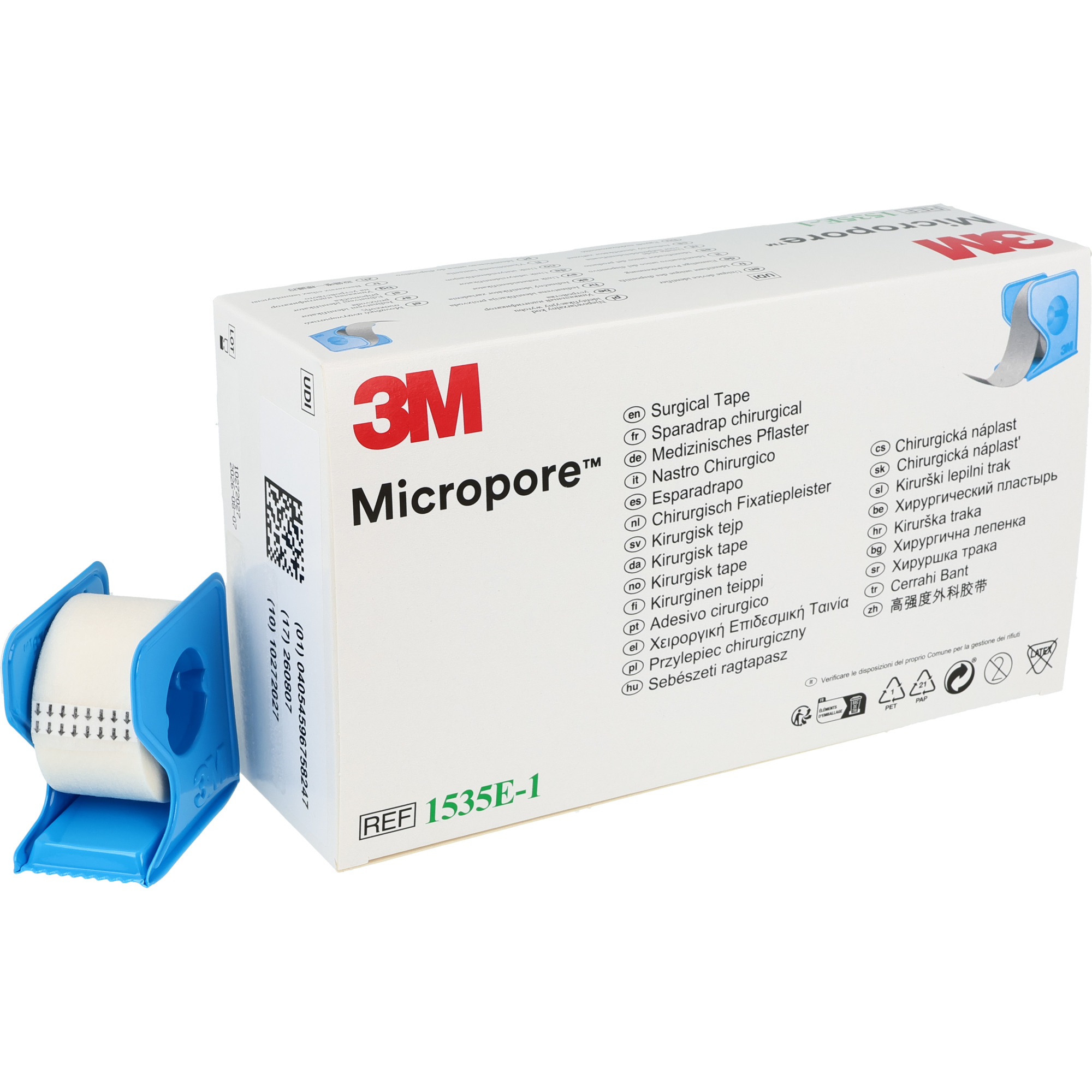 3M Micropore weiss mit Abroller 3M Micropore weiss mit Abroller