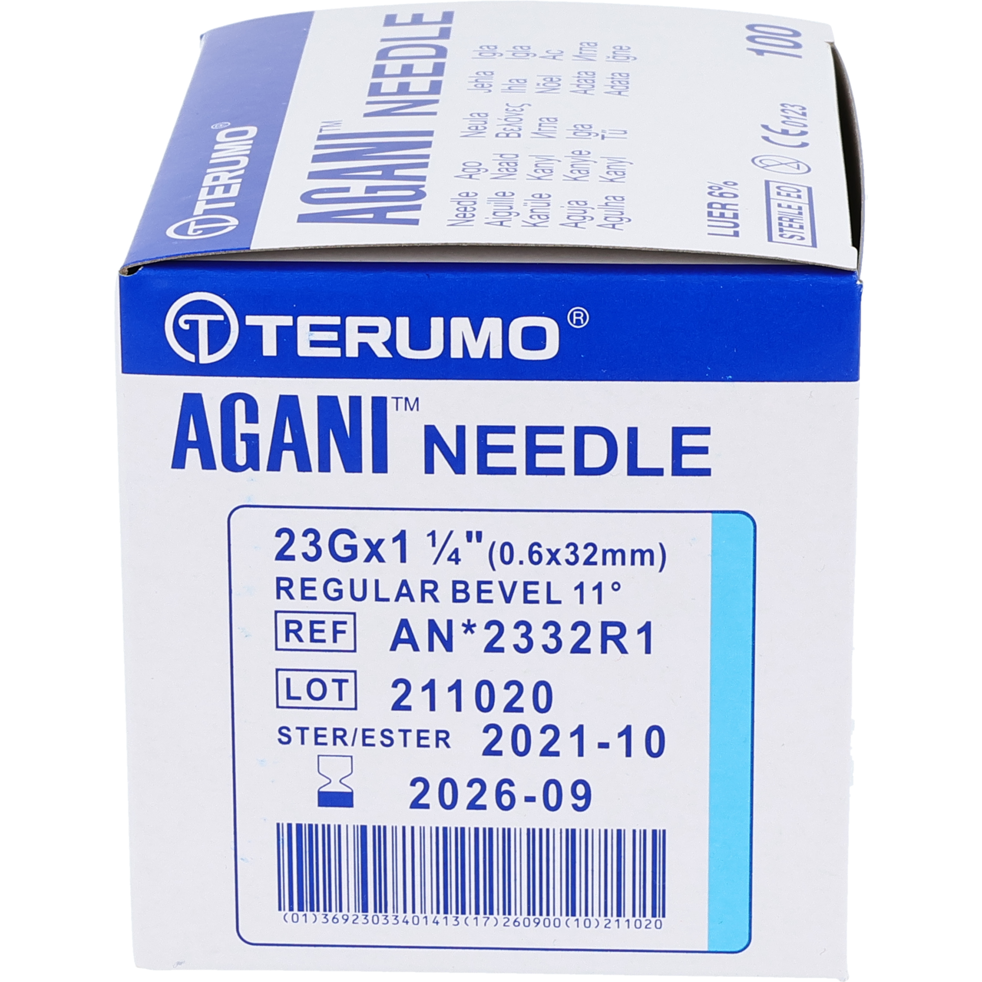 Terumo Agani Einmalkanüle blau Terumo Agani Einmalkanüle blau