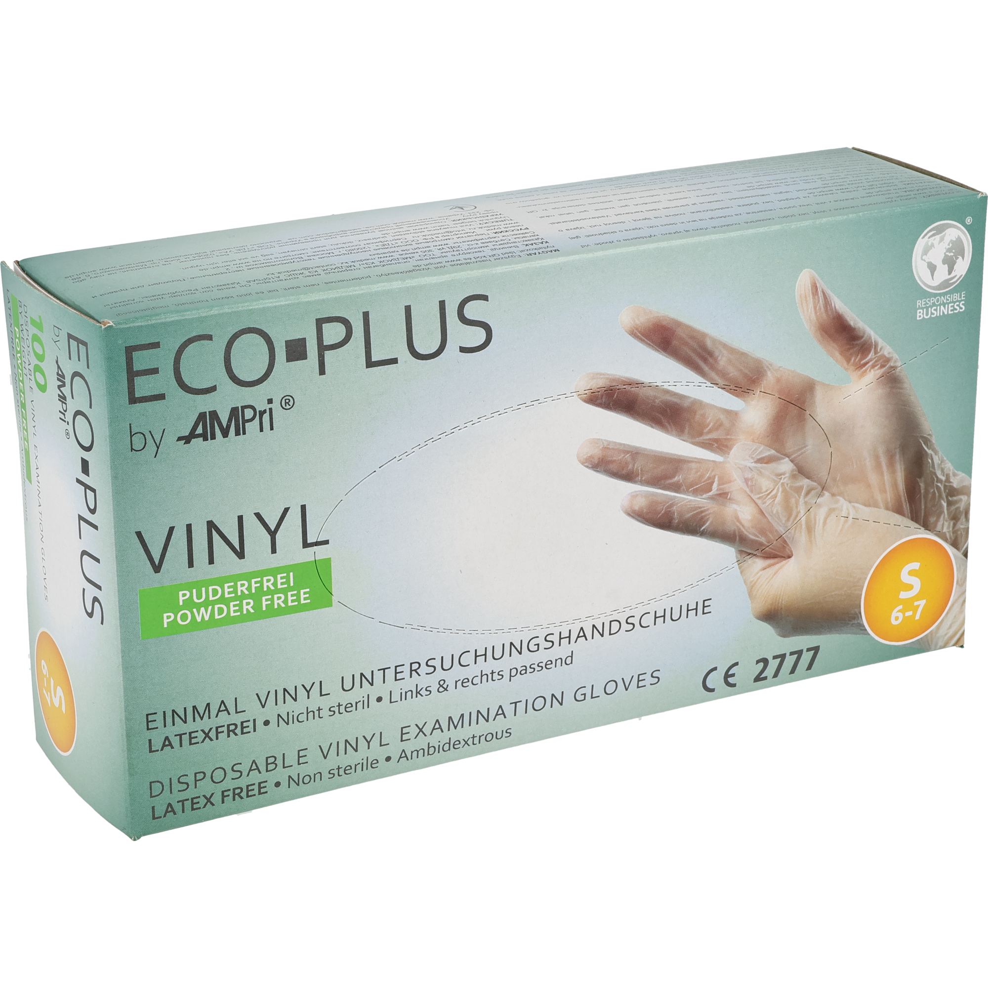 Gants en vinyle Eco-Plus Taille S