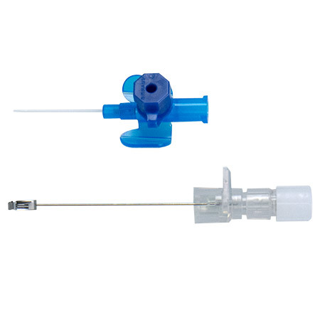 BBraun Vasofix Safety PUR Canule brune (G22) bleue