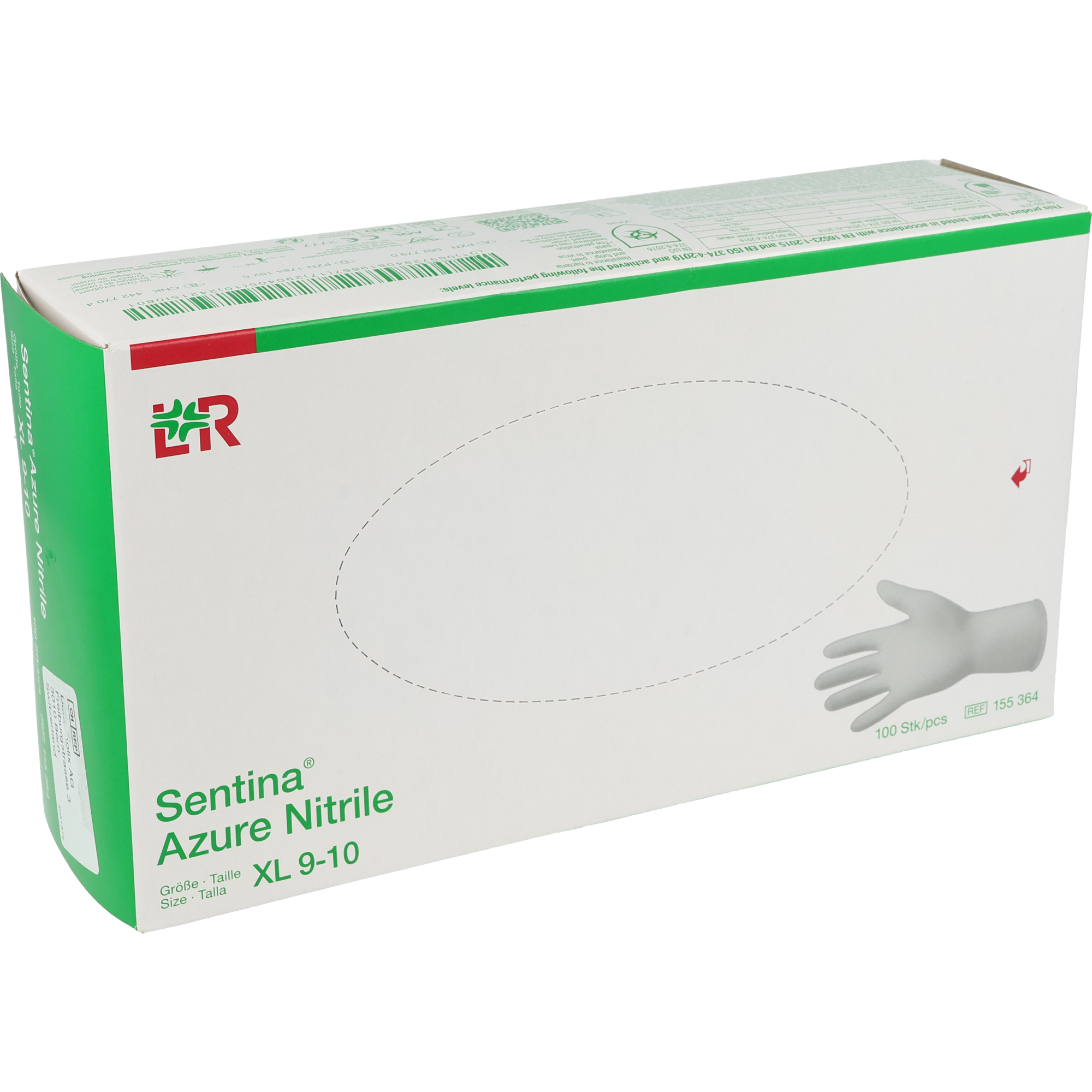 Gants Lohmann & Rauscher Sentina Azure Nitrile