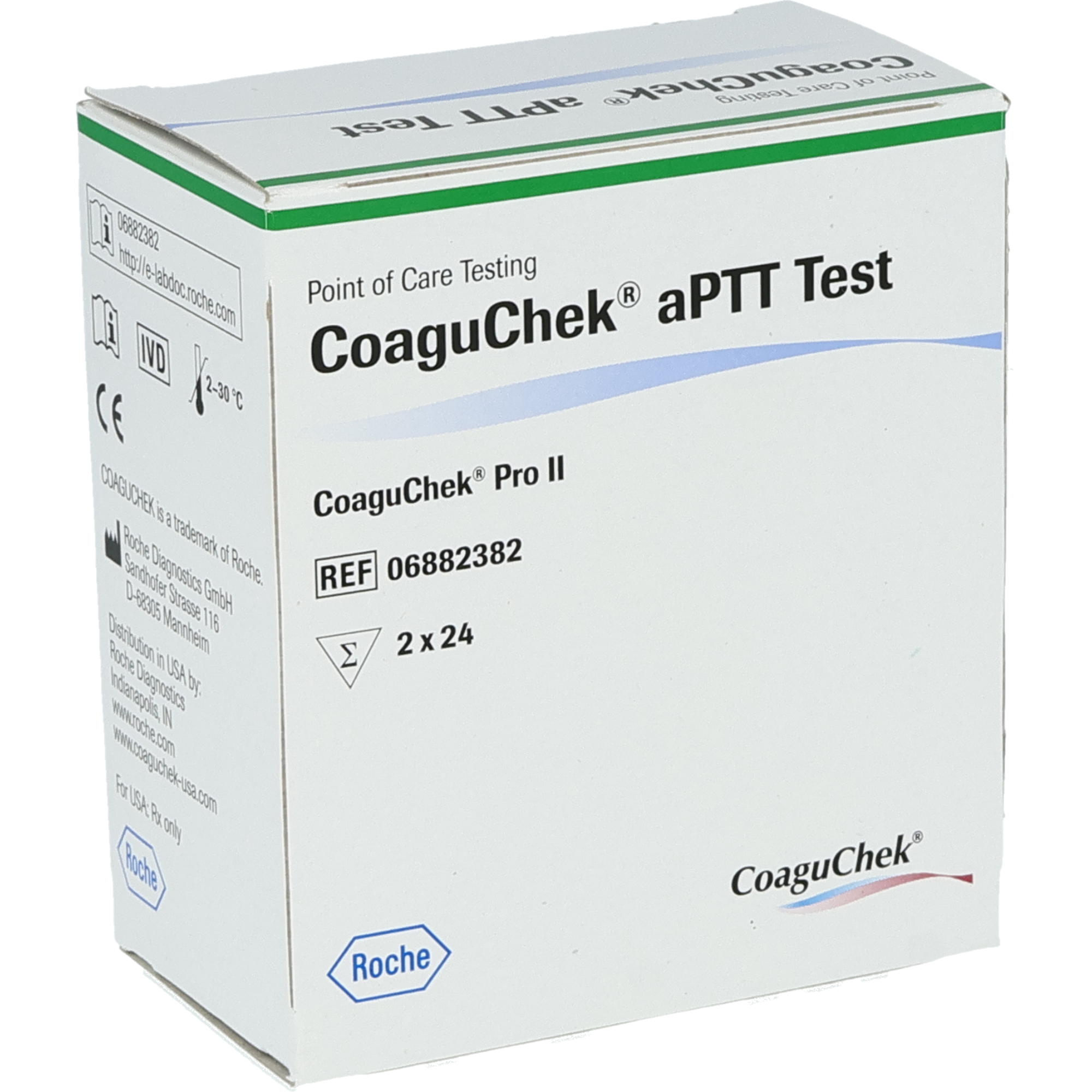 Roche CoaguChek Pro II aPTT Bandelettes de test