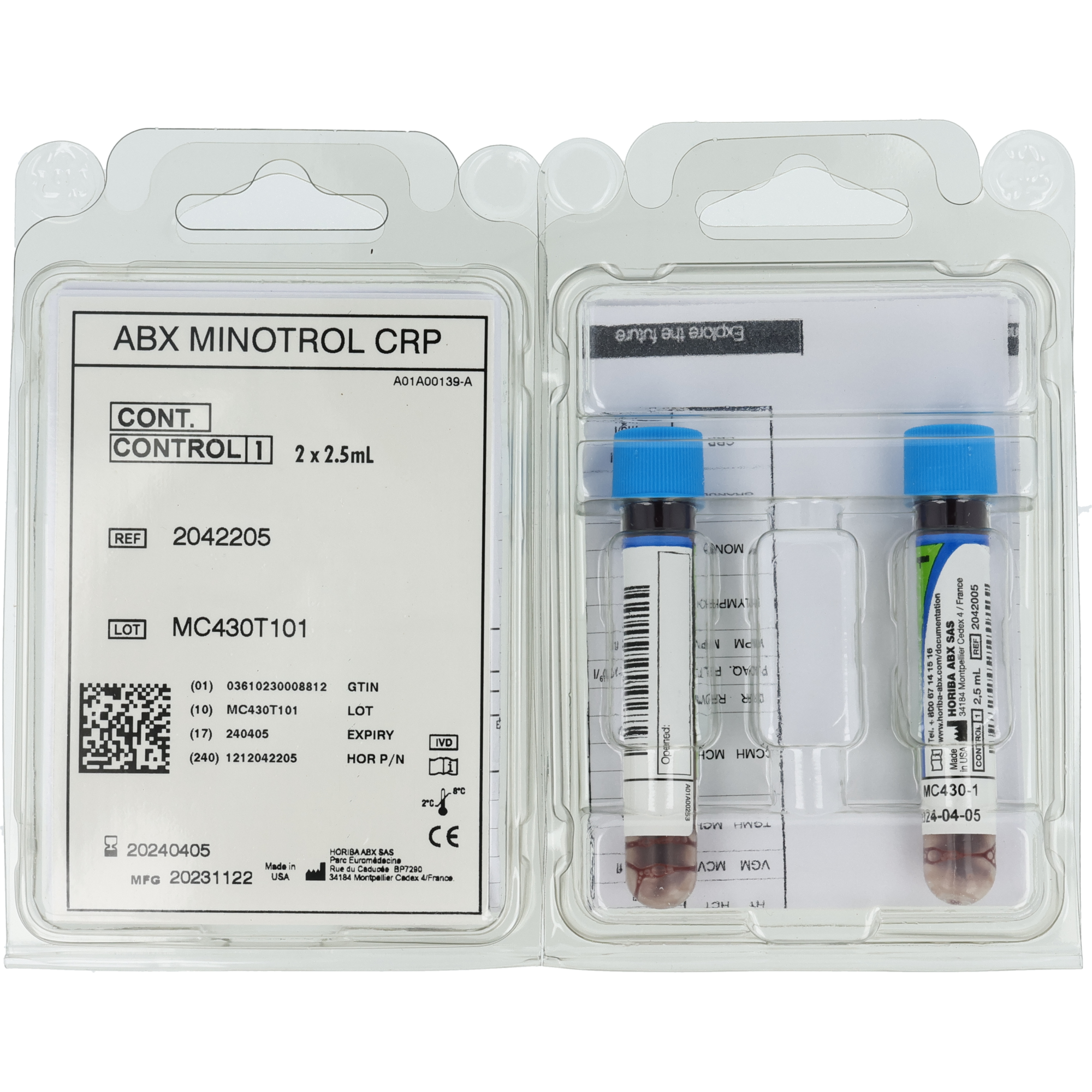 Horiba ABX Minotrol CRP Control 2 low