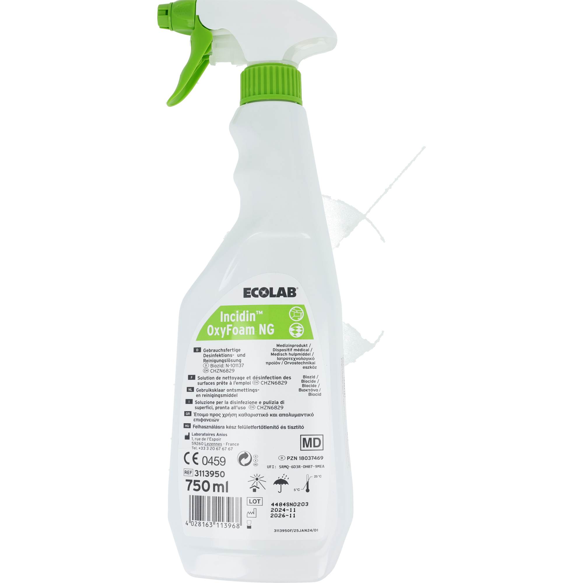 Incidin OxyFoam NG 750 ml