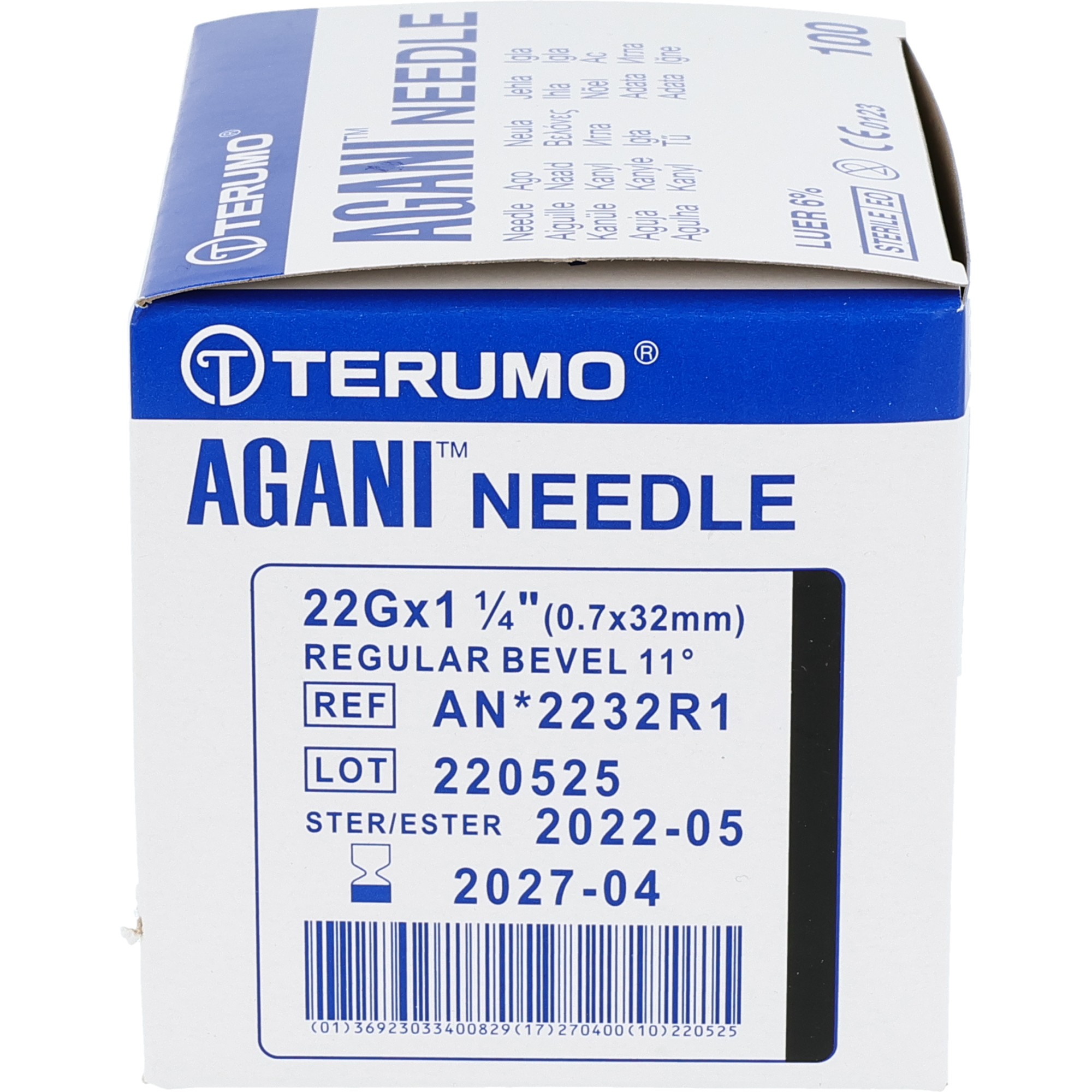 Terumo Agani Einmalkanüle schwarz Terumo Agani Einmalkanüle schwarz