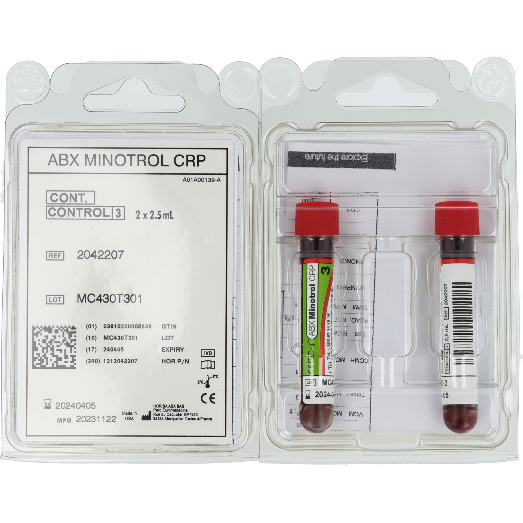 Horiba ABX Minotrol CRP Control 2 high
