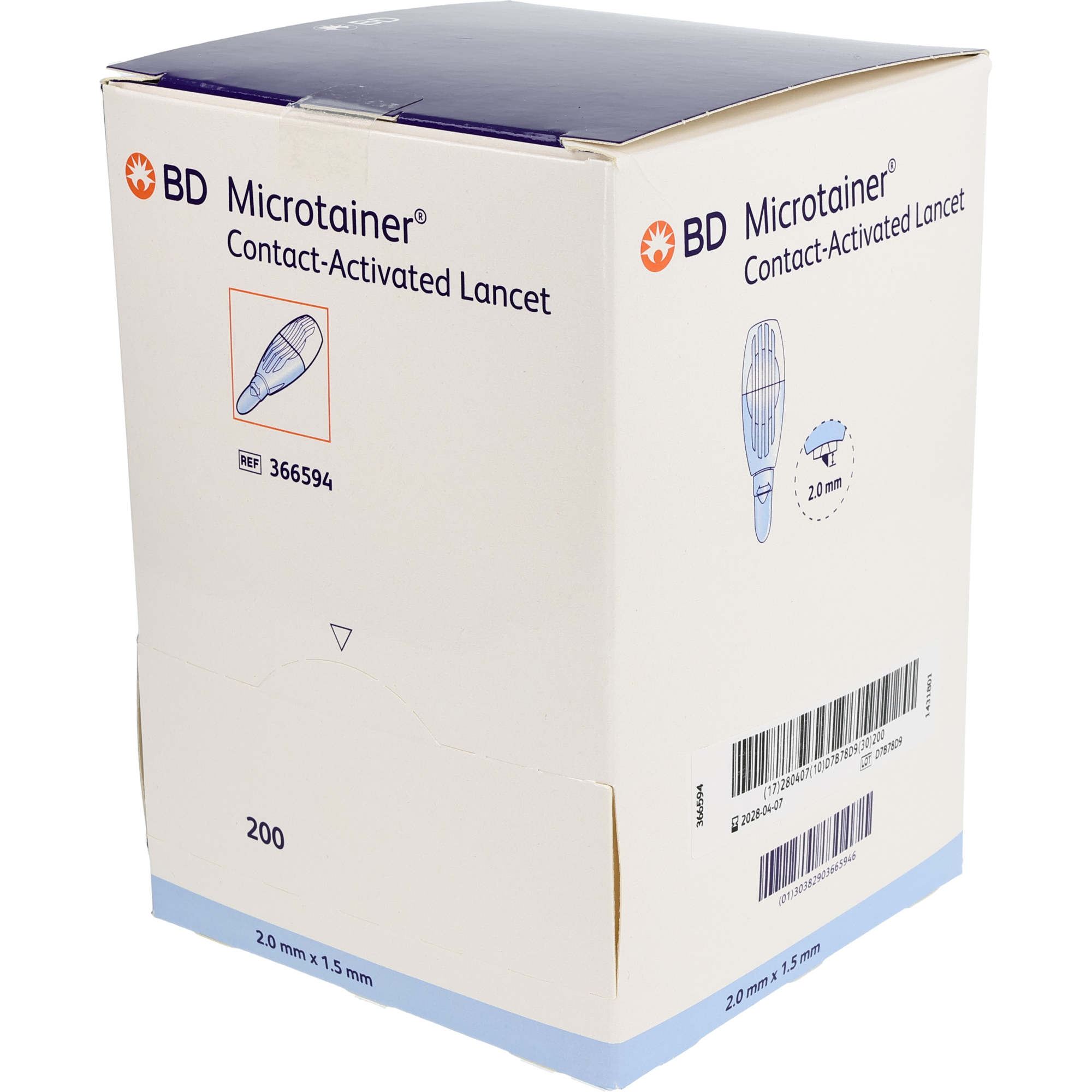 BD Microtainer Safety-Lancette
