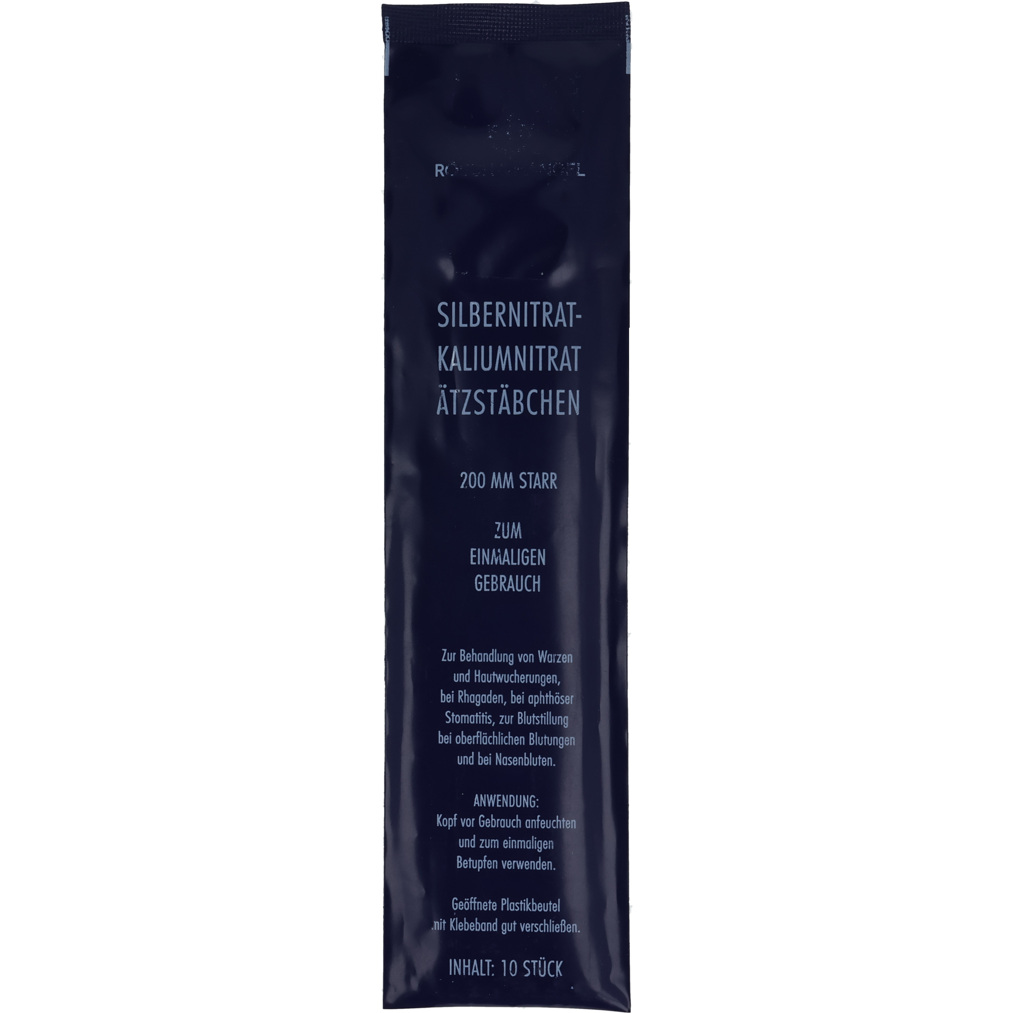 Silbernitrat - Kaliumnitrat - Ätzstäbchen 200 mm