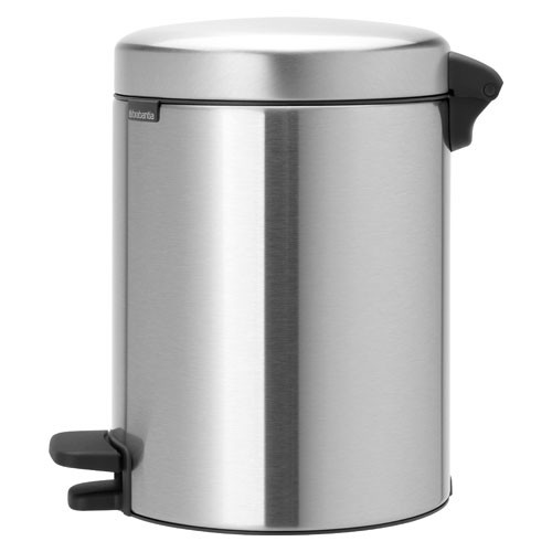 Treteimer newIcon polierter Stahl 5 Liter