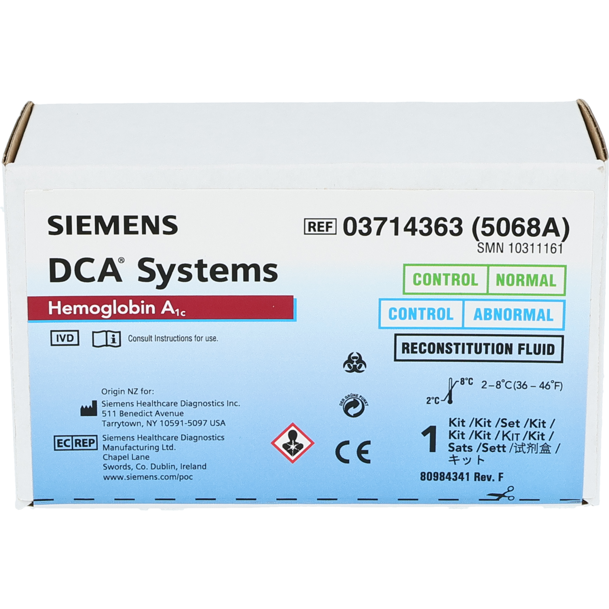 Siemens DCA Systems HbA1c Kit de contrôle