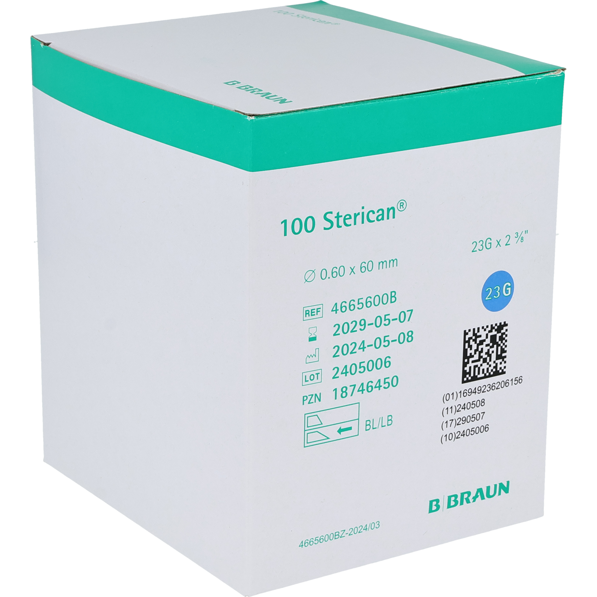 BBraun Sterican Tailles spéciales
