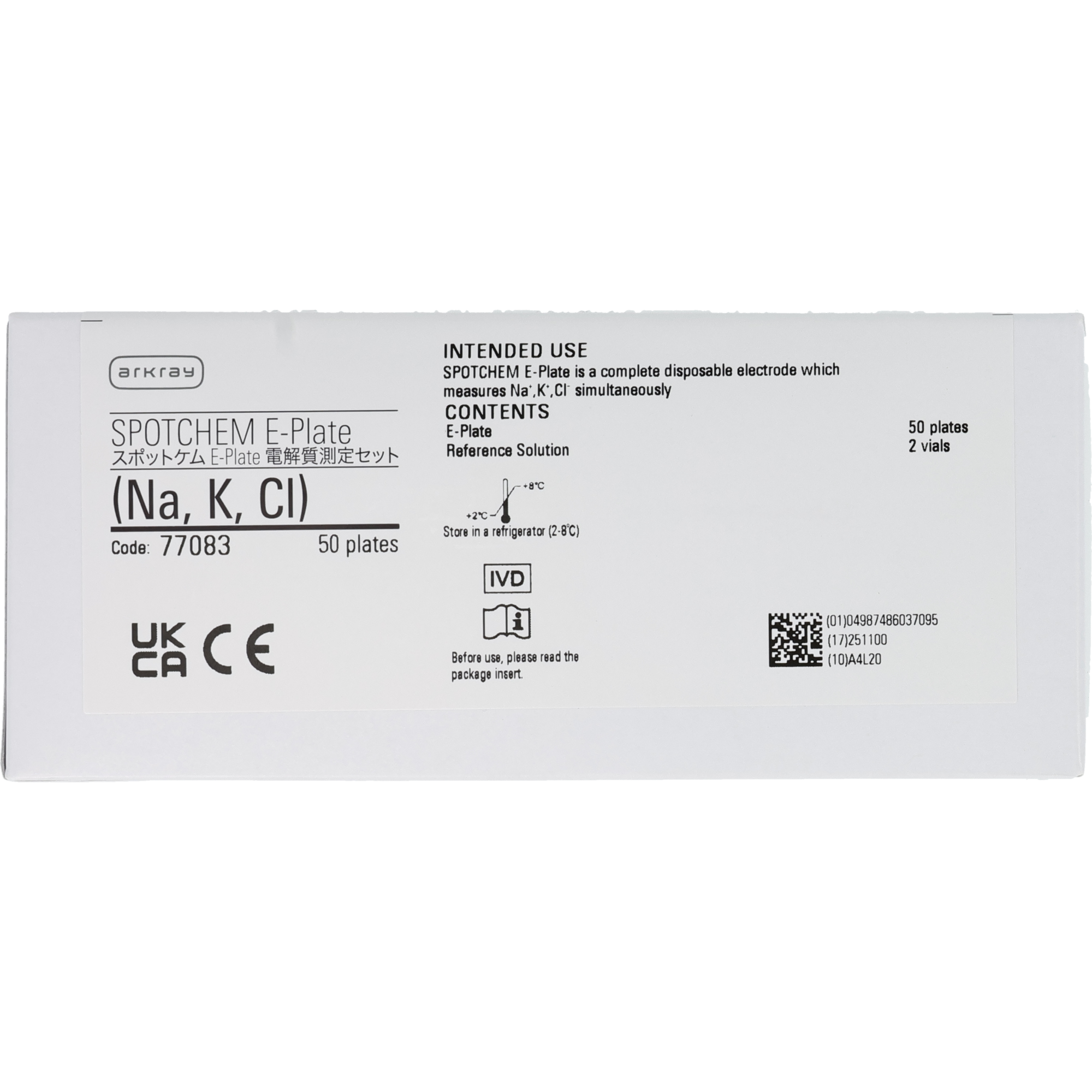 Spotchem E-Plate Réactif à l'électrolyte