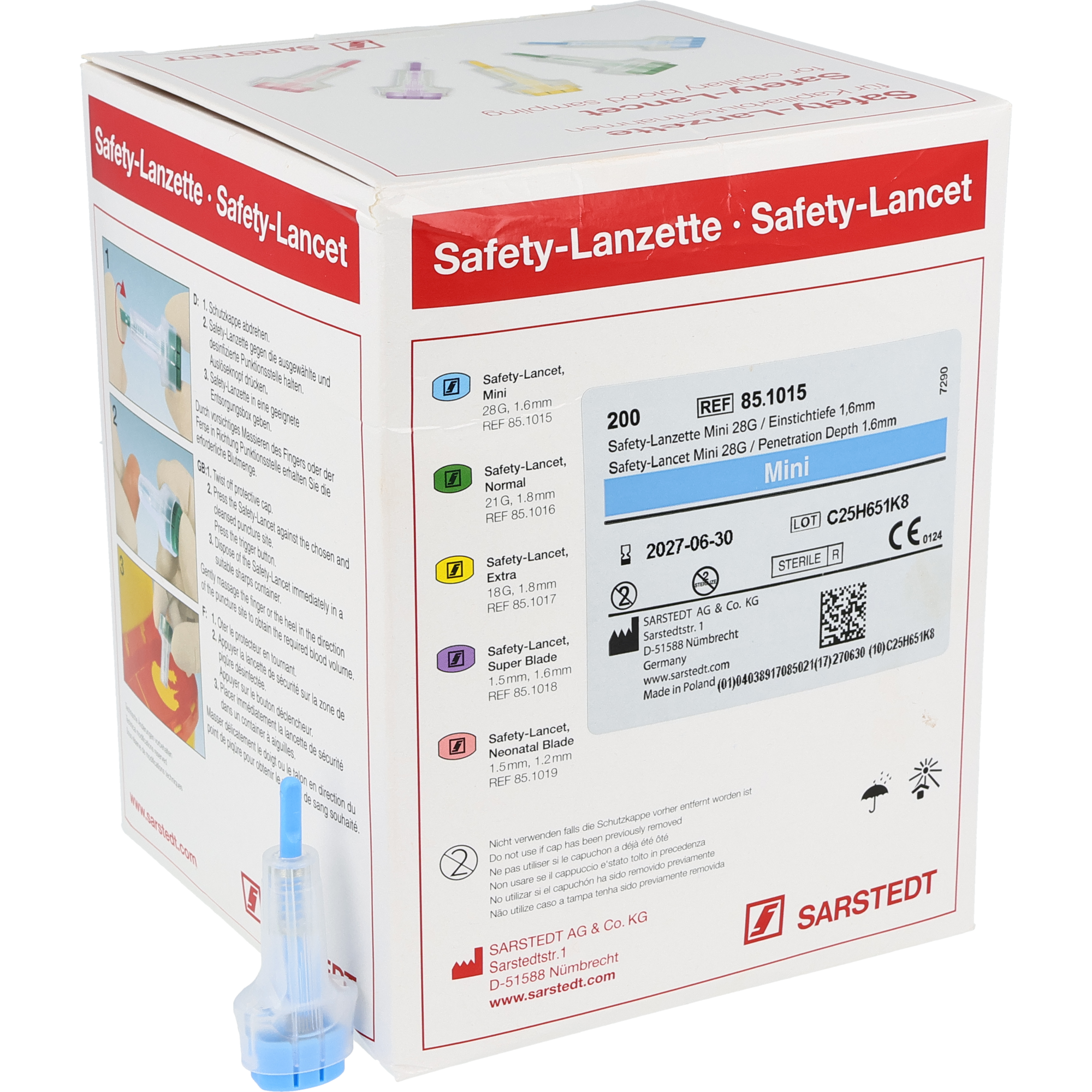 Sarstedt Safety-Lanzette