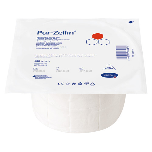 Pur-Zellin 11 fois, roulé 4 x 5 cm