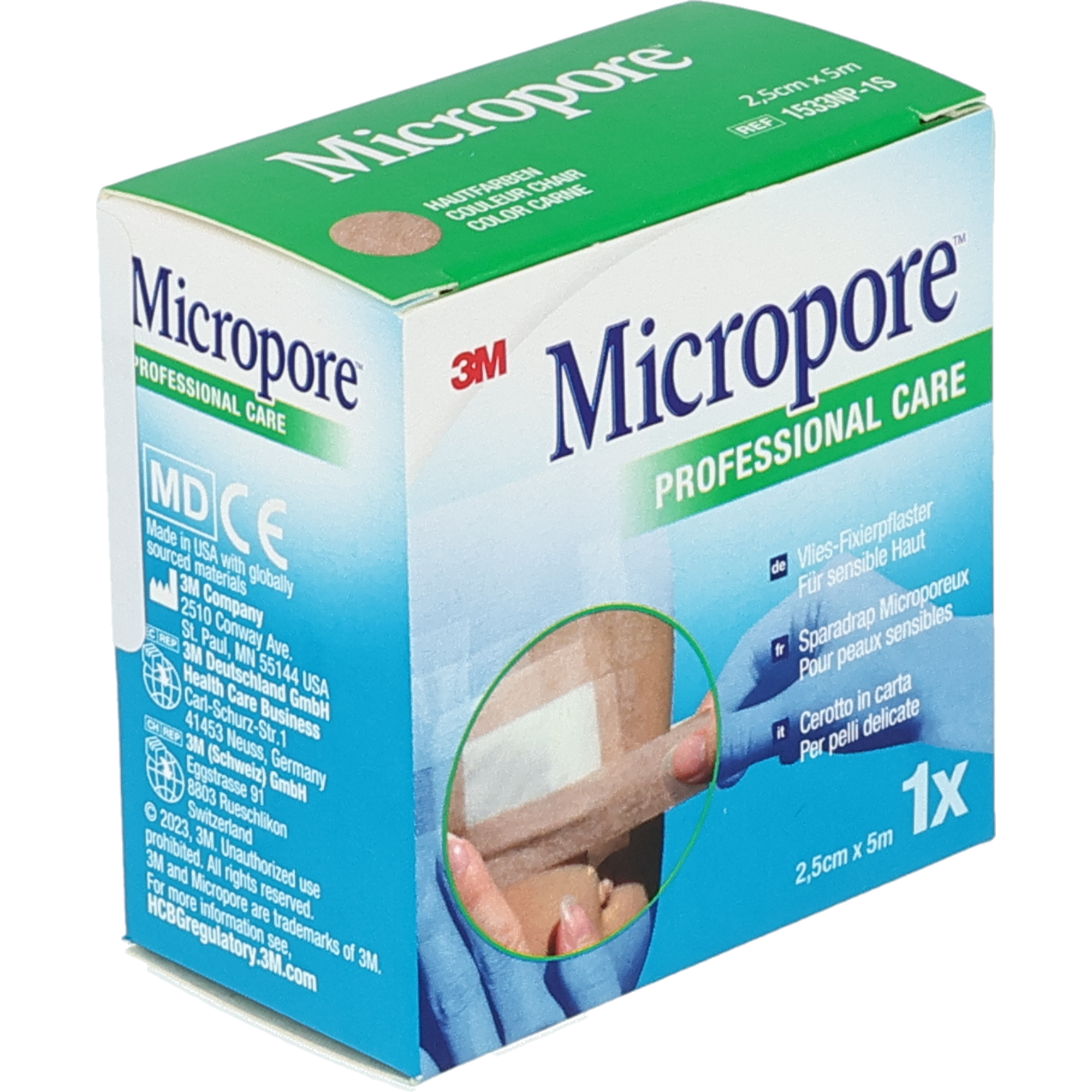 3M Micropore beige sans dérouleur