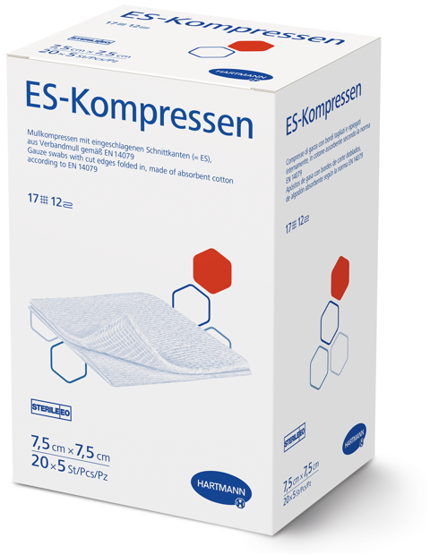 ES Faltkompressen und Longuetten Typ 17 12-fach