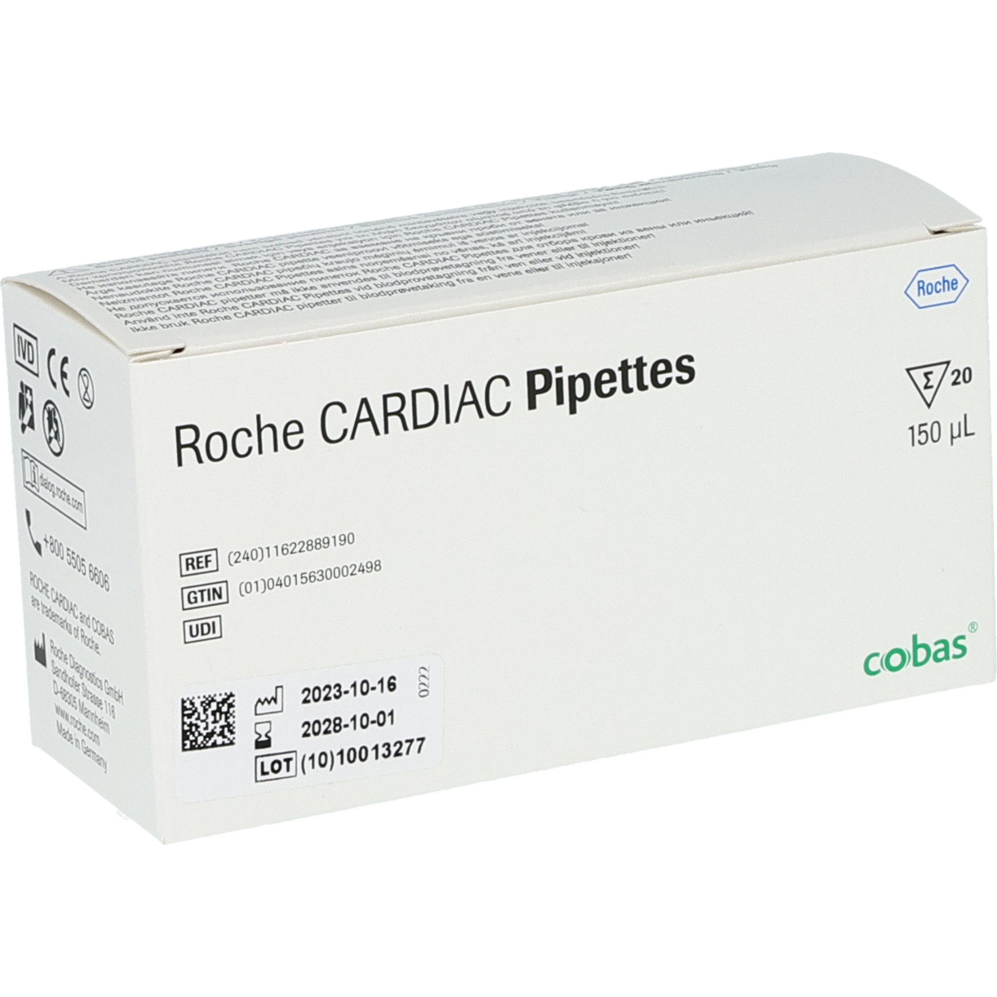Roche Cardiac Pipettes 150 µl